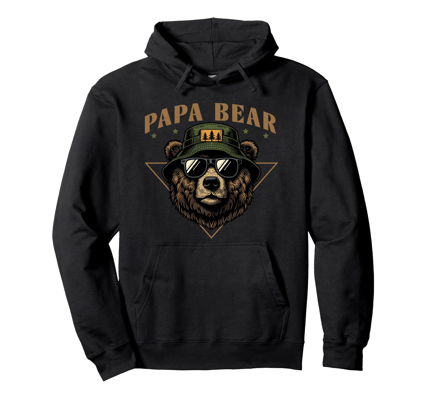 Fathers Day Papa Bear Dads Who Rock Hoodie - Unique Graphic for Adults - T-Shirt, Sweatshirt, Hoodie