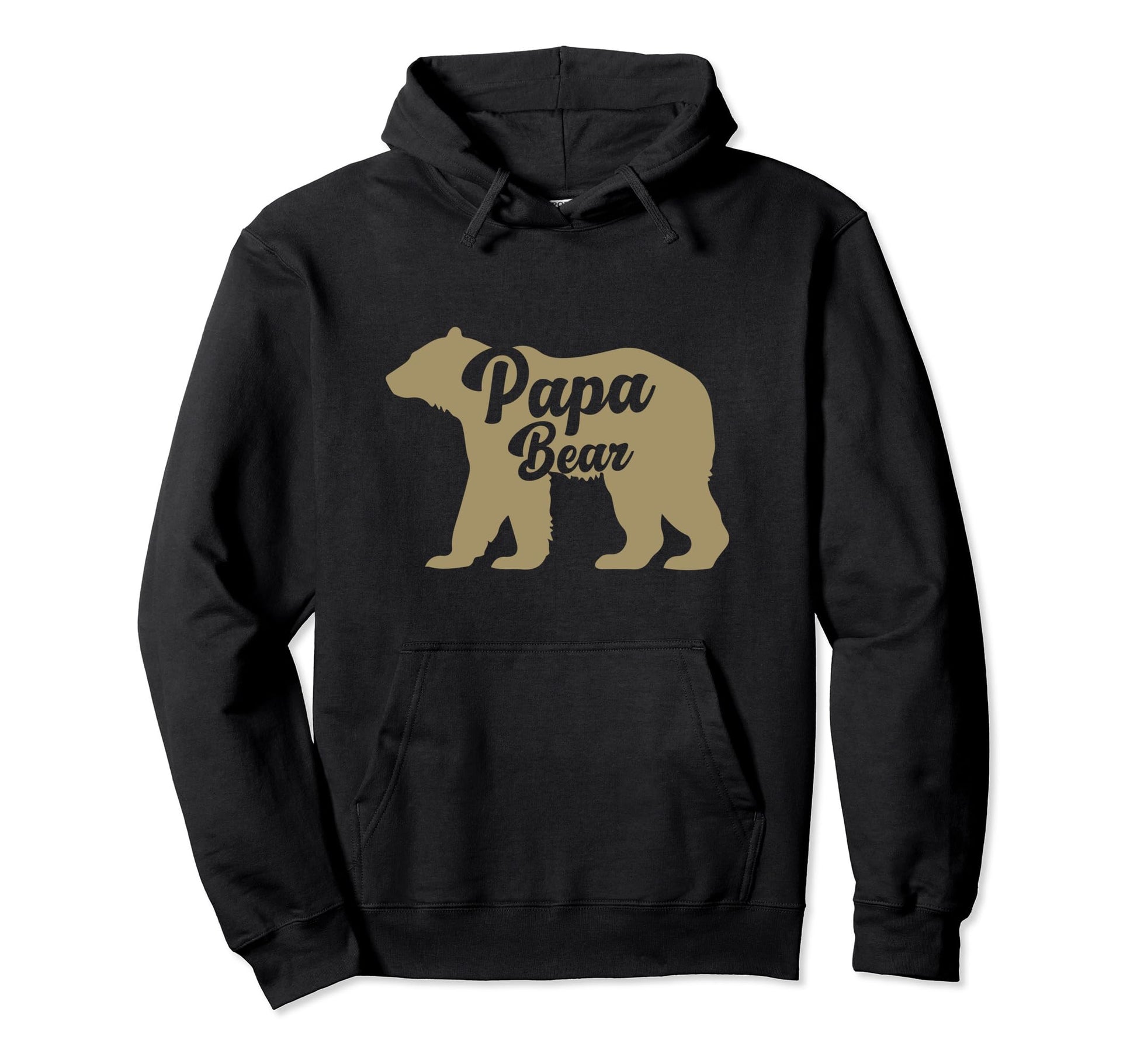 Papa Bear Dad Fathers Day Hoodie - Fun Novelty Design for Adults - T-Shirt, Sweatshirt, Hoodie