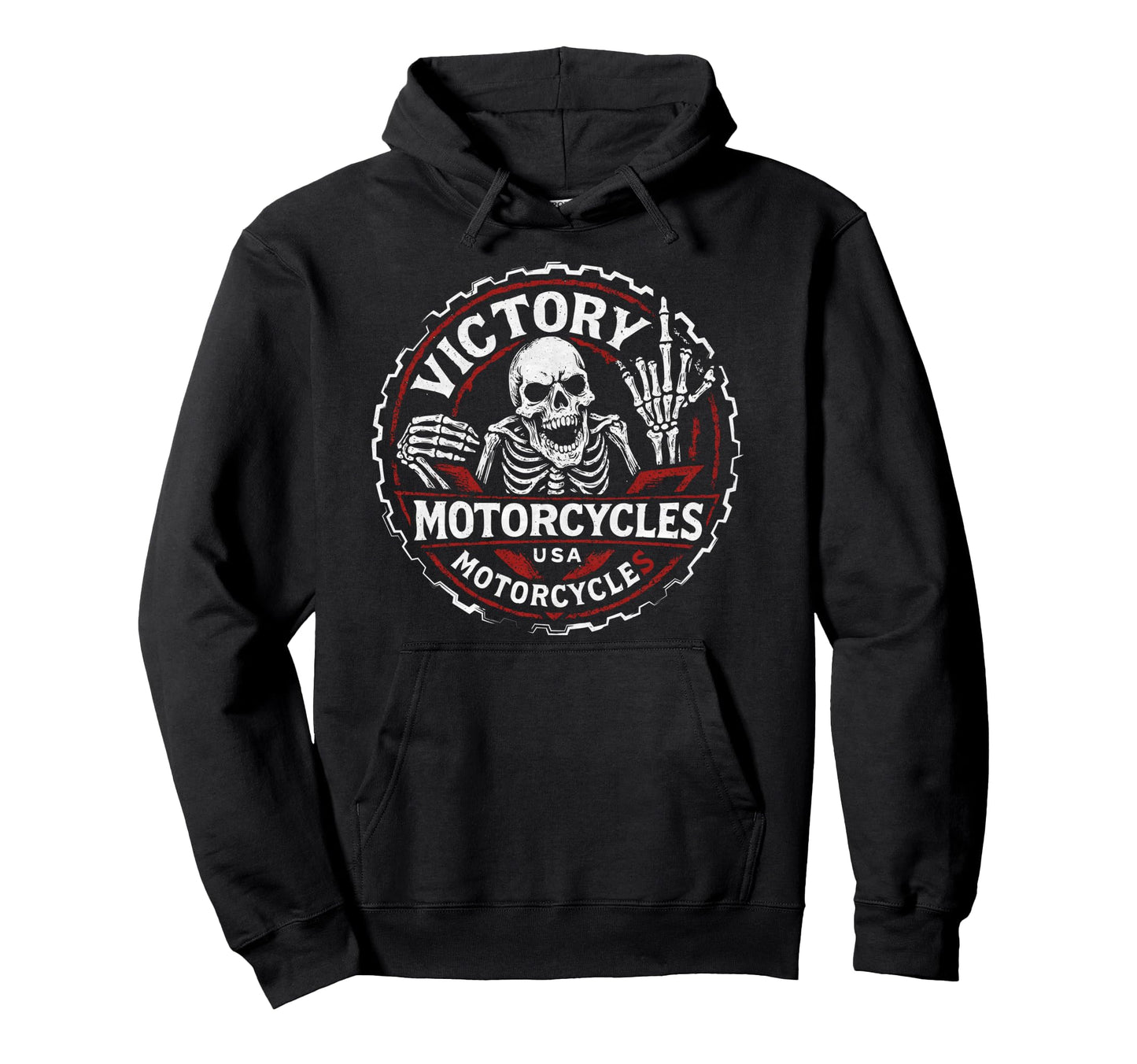 American Motor Cycles Victory Usa Hoodie - Casual Everyday Wear Men Women - T-Shirt, Sweatshirt, Hoodie