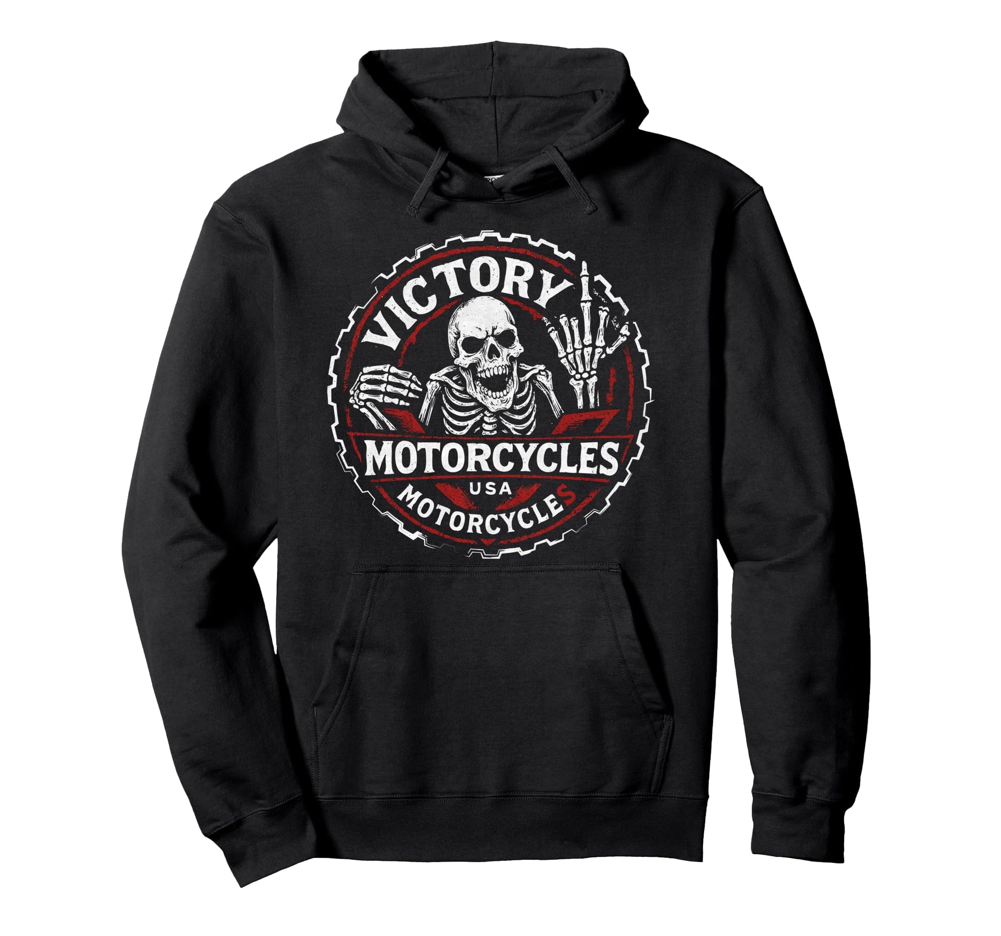 American Motor Cycles Victory Usa Hoodie - Casual Everyday Wear Men Women - T-Shirt, Sweatshirt, Hoodie
