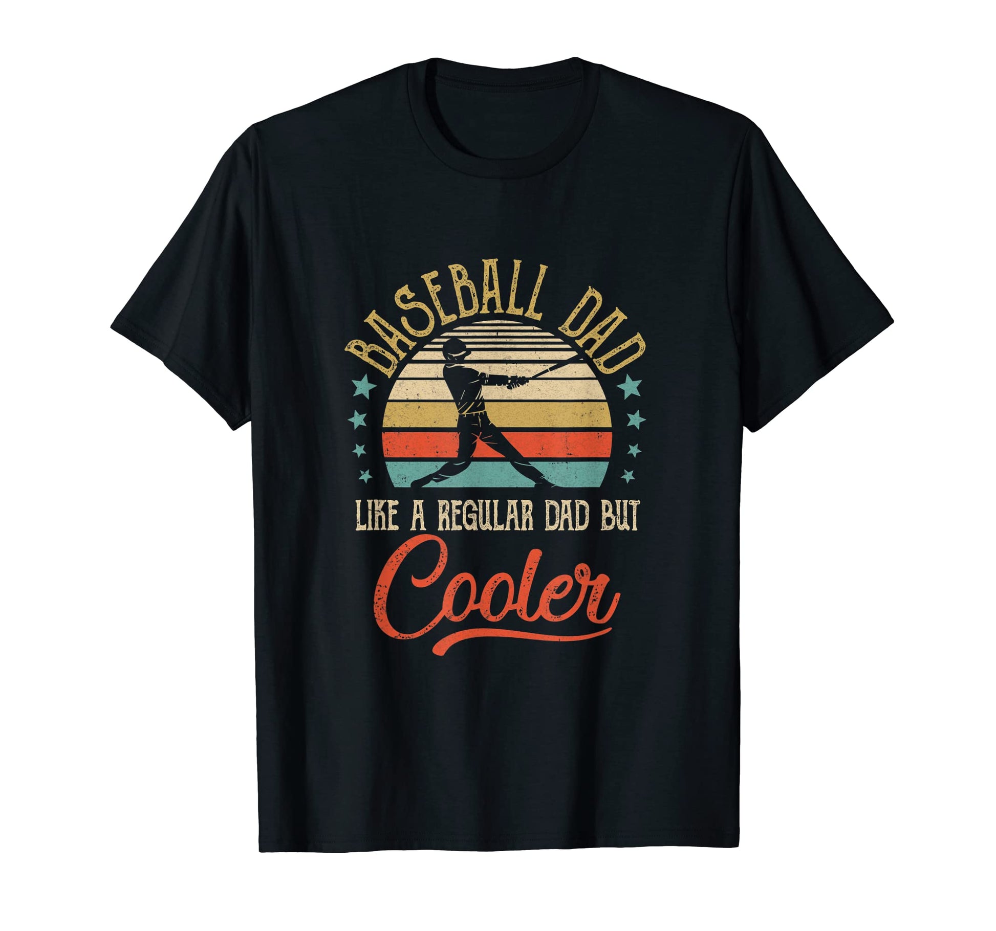 Baseball Dad Like Regular Dad Cooler T-Shirt - Custom Art Print Unisex - T-Shirt, Sweatshirt, Hoodie