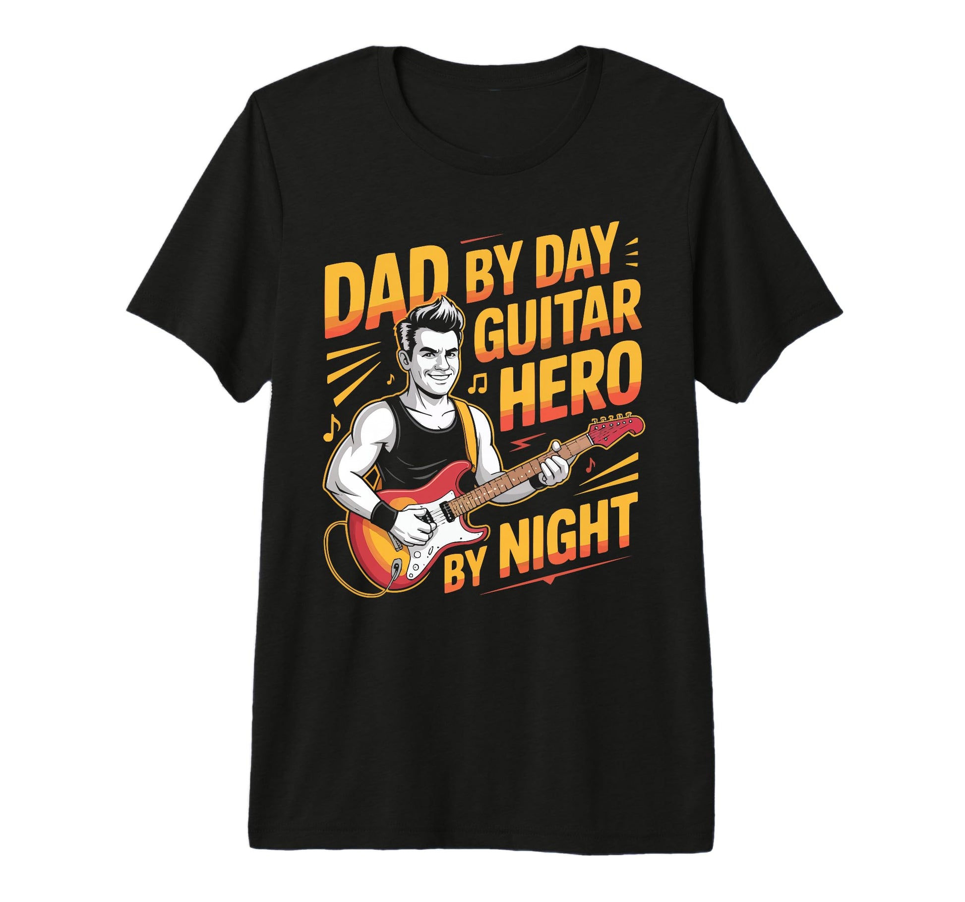 Guitarist Dad Guitar Player Daddy T-Shirt - Streetwear Style Men Women - T-Shirt, Sweatshirt, Hoodie