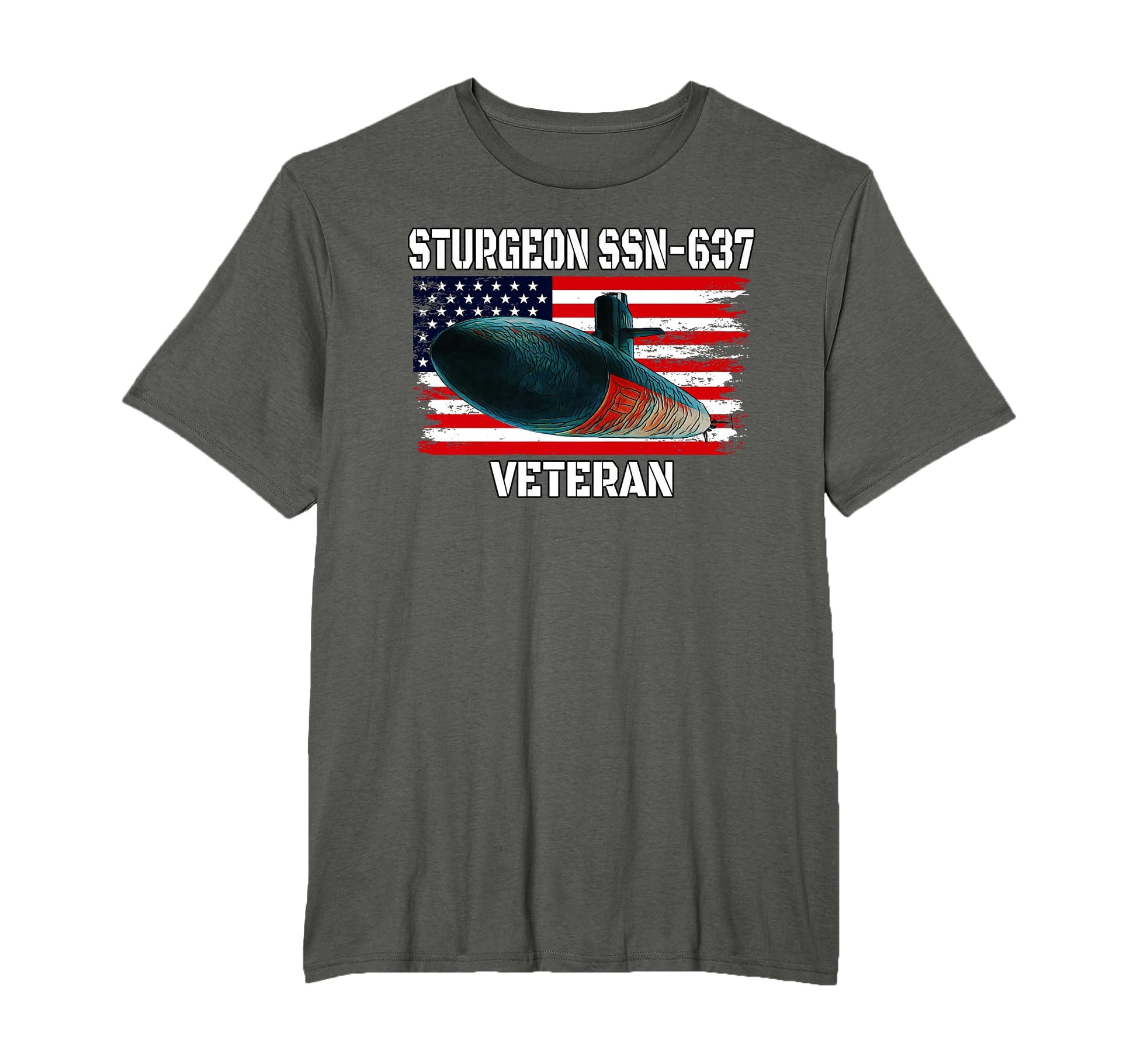 Submarine Uss Sturgeon Ssn 637 T-Shirt - Aesthetic Graphic Men Women - T-Shirt, Sweatshirt, Hoodie