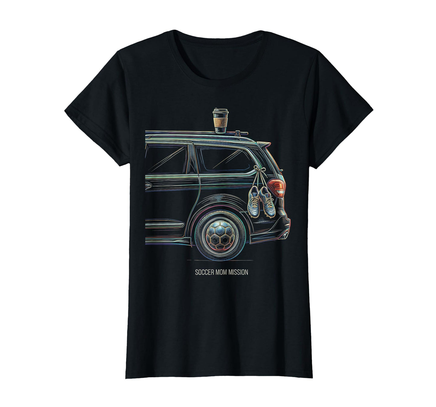Soccer Mom Mission T-Shirt - Minimalist Print Men Women - T-Shirt, Sweatshirt, Hoodie