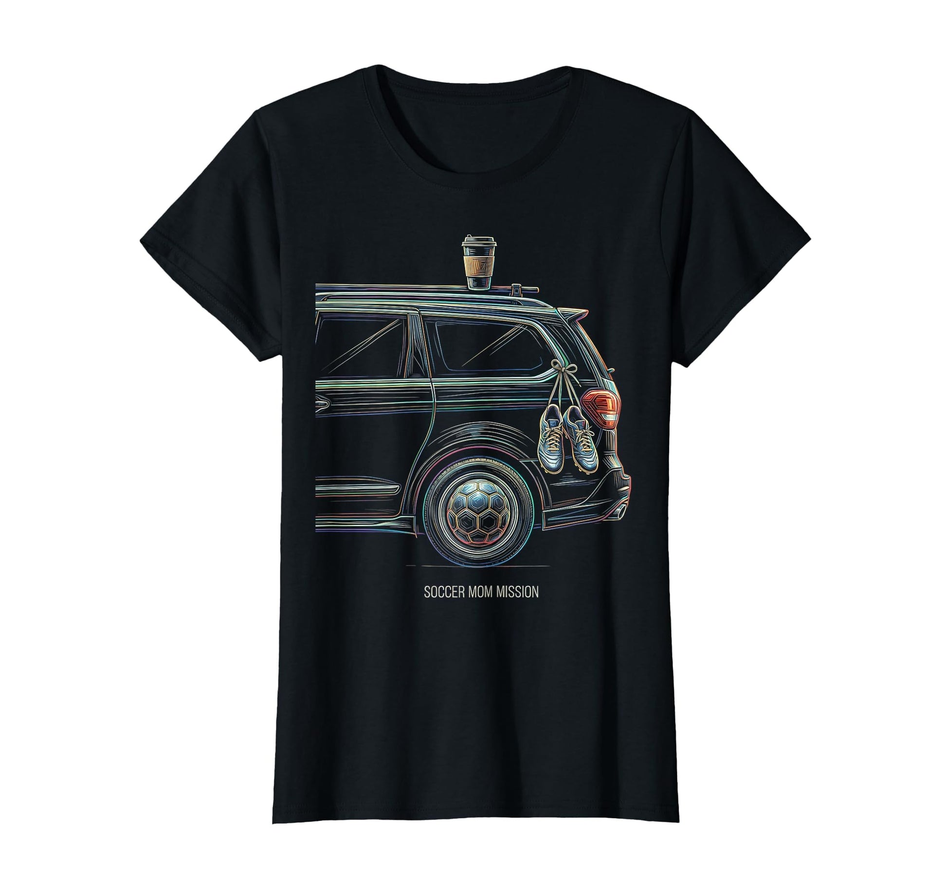 Soccer Mom Mission T-Shirt - Minimalist Print Men Women - T-Shirt, Sweatshirt, Hoodie