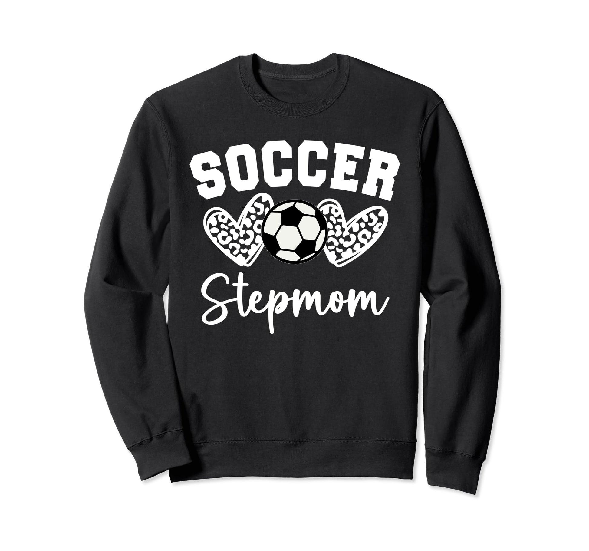 Soccer Stepmom Matching Family Soccer Sweatshirt - Trendy Graphic Unisex - T-Shirt, Sweatshirt, Hoodie