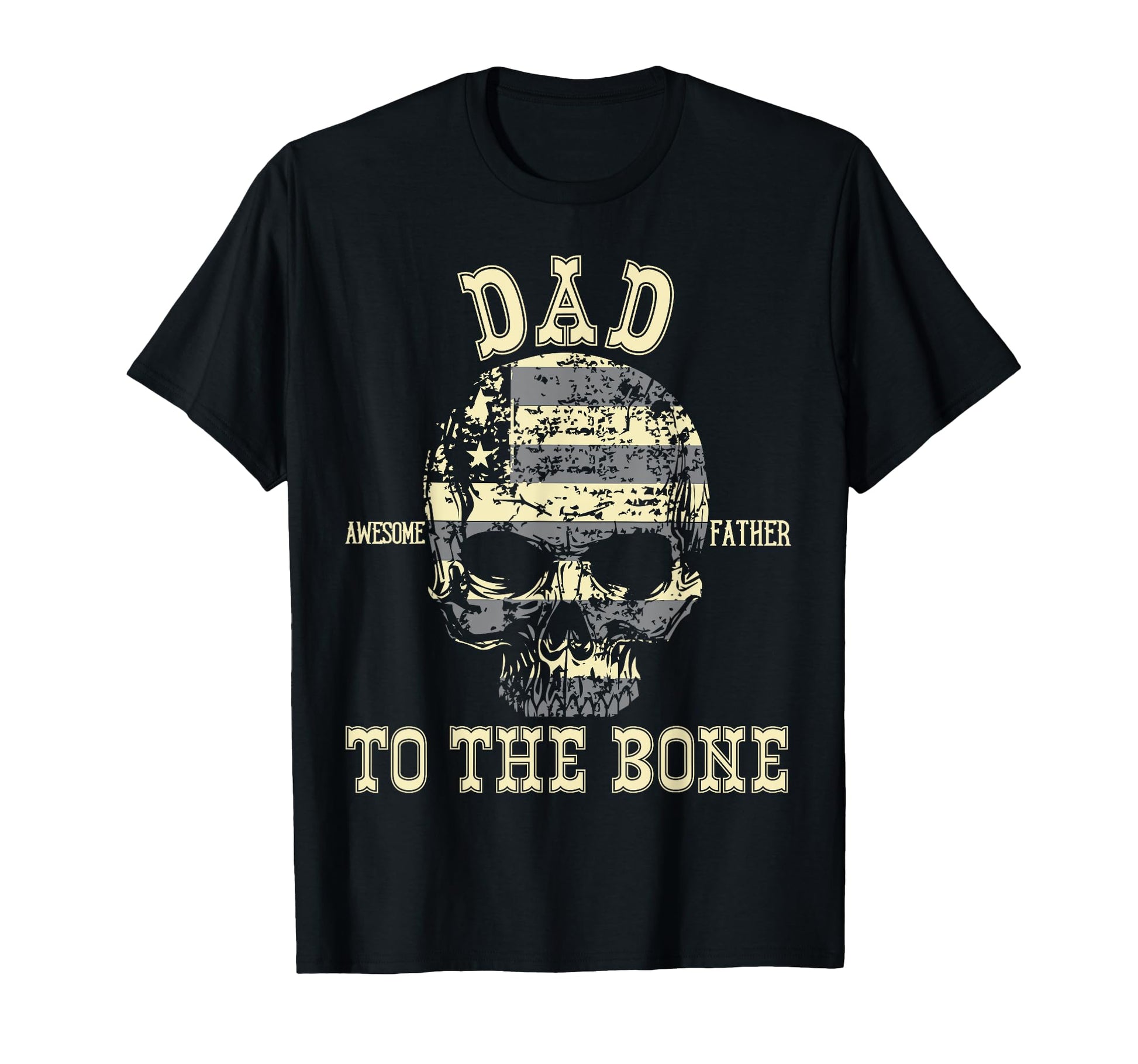 Dad To Bone Funny Awesome Fathers Day T-Shirt - Trendy Graphic for Adults - T-Shirt, Sweatshirt, Hoodie