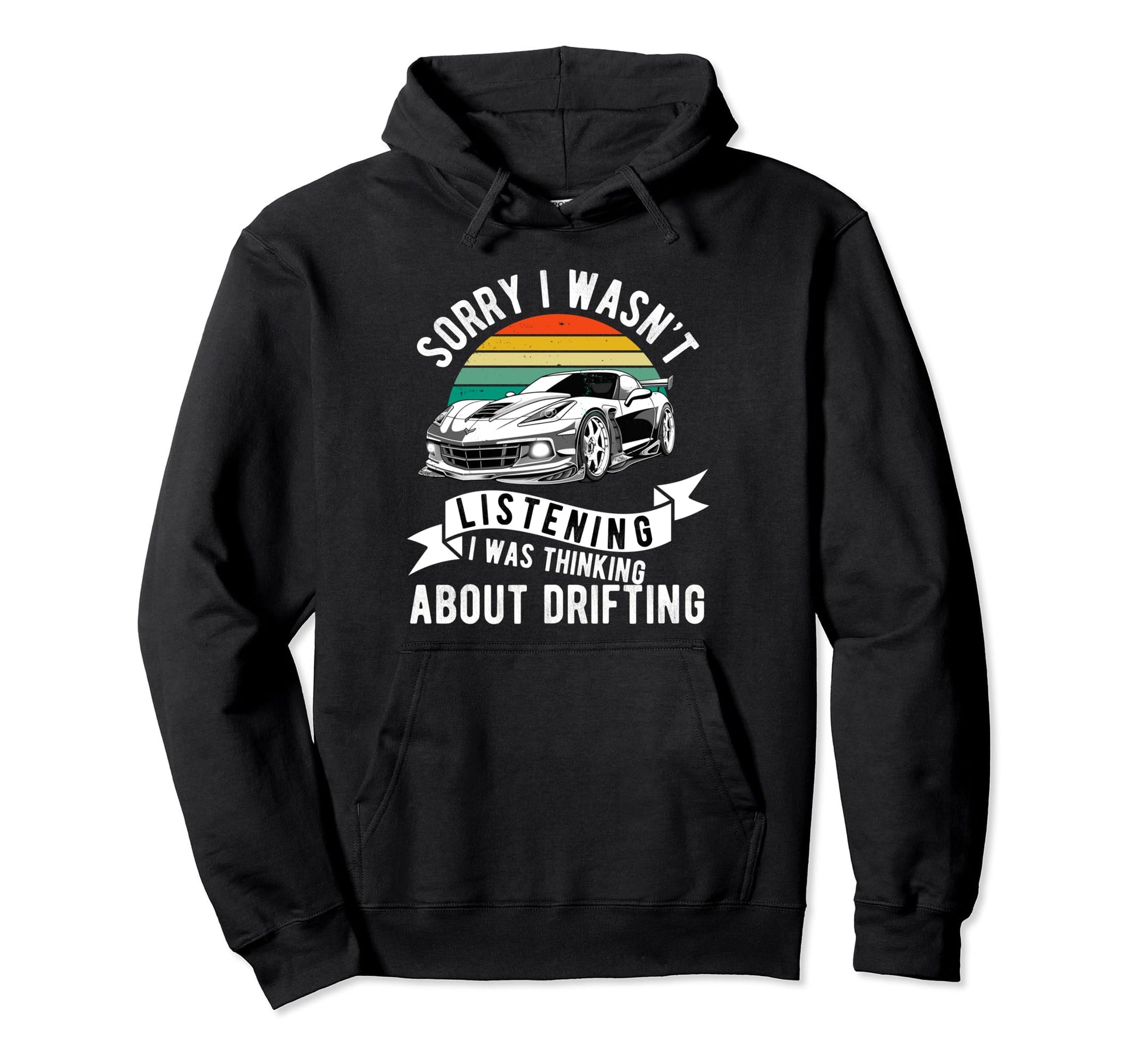 Drifting Car Race Funny Dad Street Hoodie - Trendy Graphic for Adults - T-Shirt, Sweatshirt, Hoodie