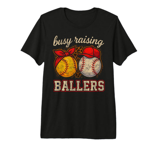 Baseball Softball Mom Grandma Busy T-Shirt - Fun Novelty Design Men Women - T-Shirt, Sweatshirt, Hoodie