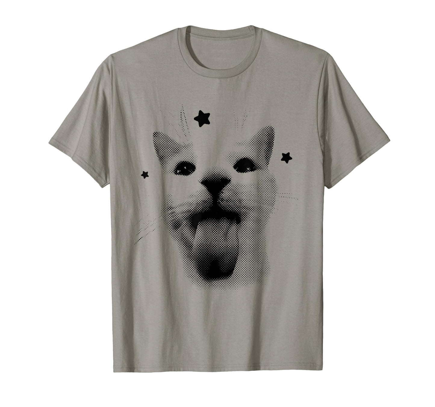 Funny Cat Silly Kitten Meme Cat T-Shirt - Custom Art Print for Adults - T-Shirt, Sweatshirt, Hoodie