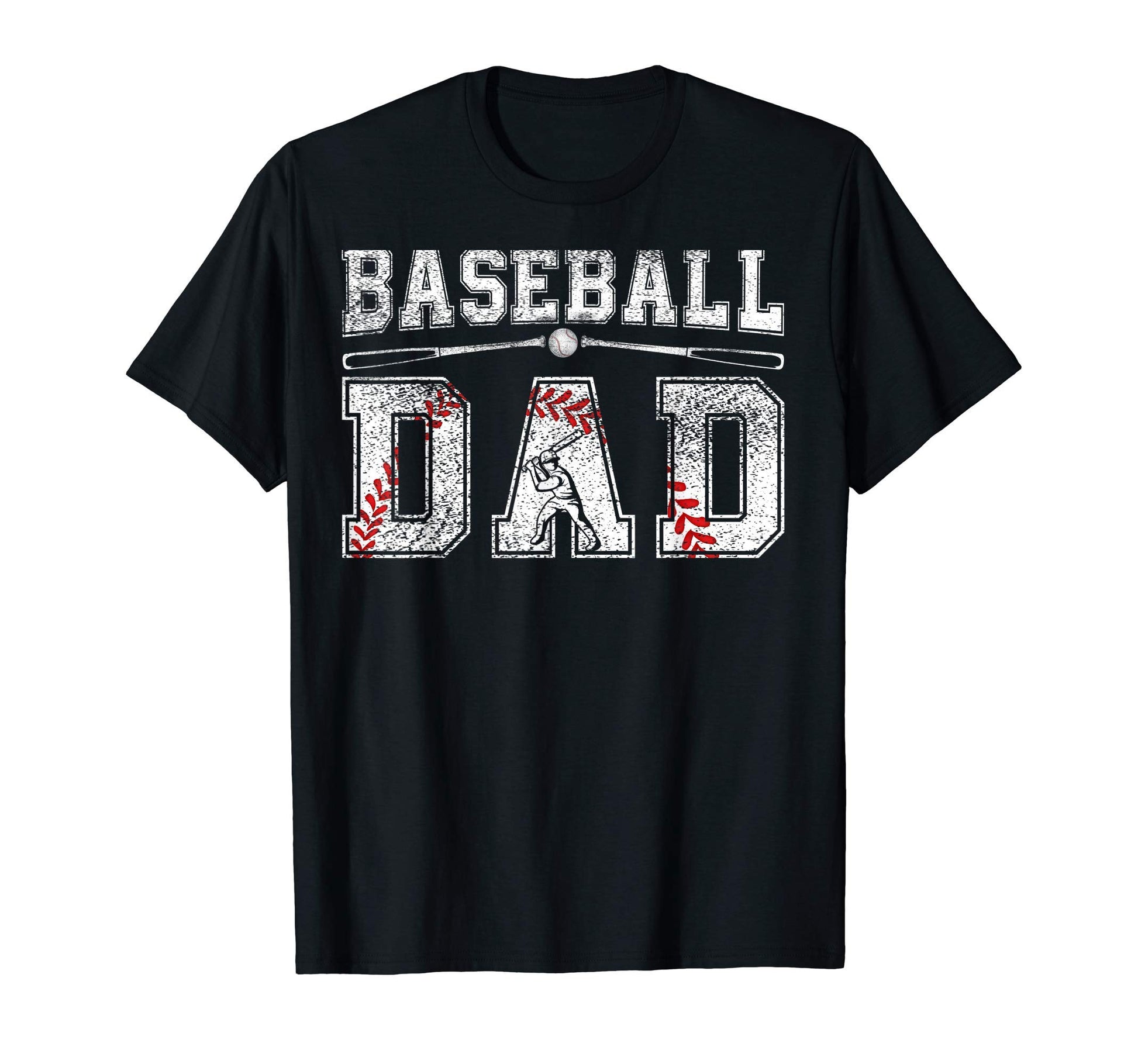 Baseball Dad Fathers Day Daddy Papa T-Shirt - Trendy Graphic for Adults - T-Shirt, Sweatshirt, Hoodie