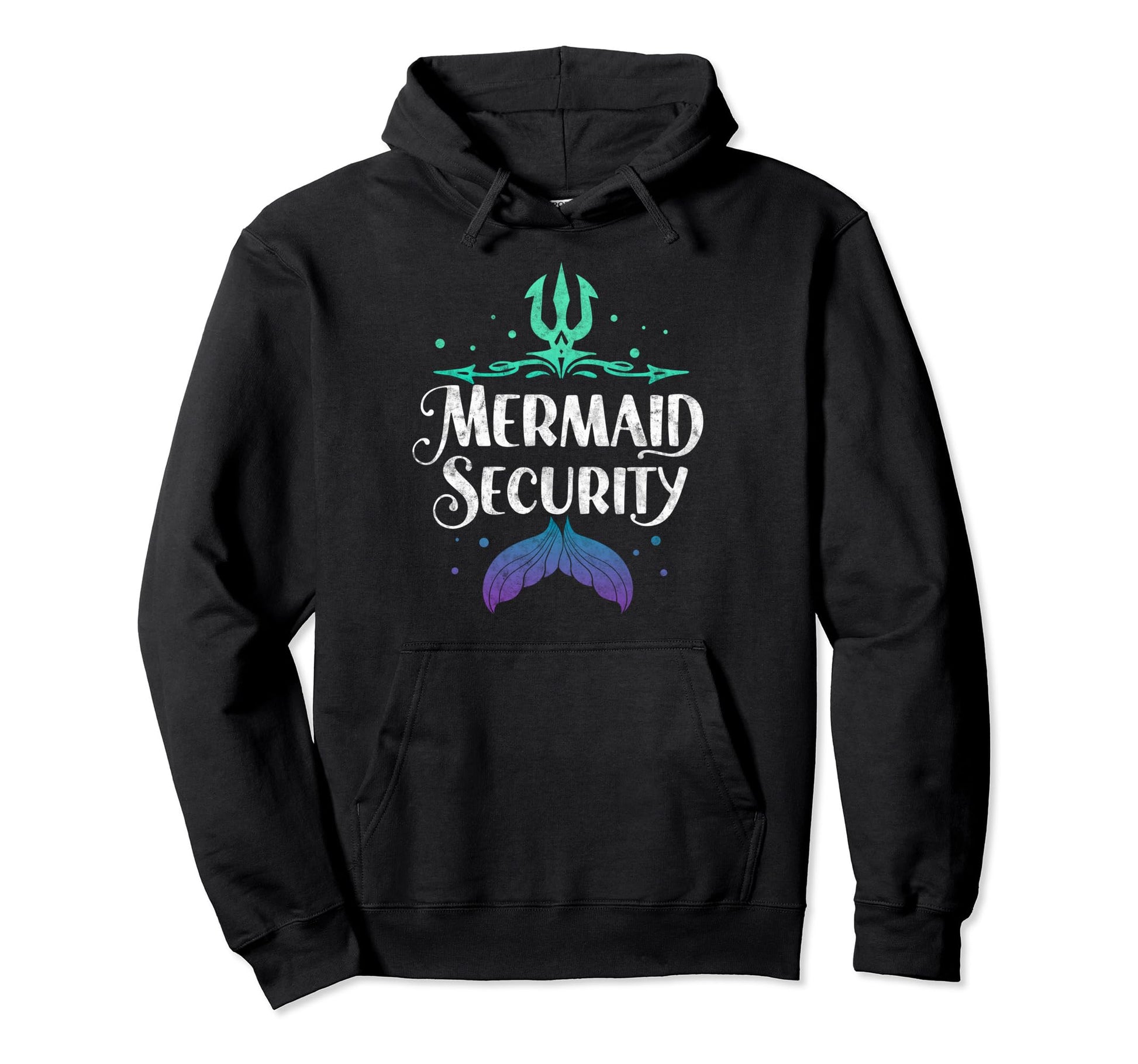 Mermaid Security Dad Funny Fathers Day Daddy Hoodie - Unique Graphic Unisex - T-Shirt, Sweatshirt, Hoodie