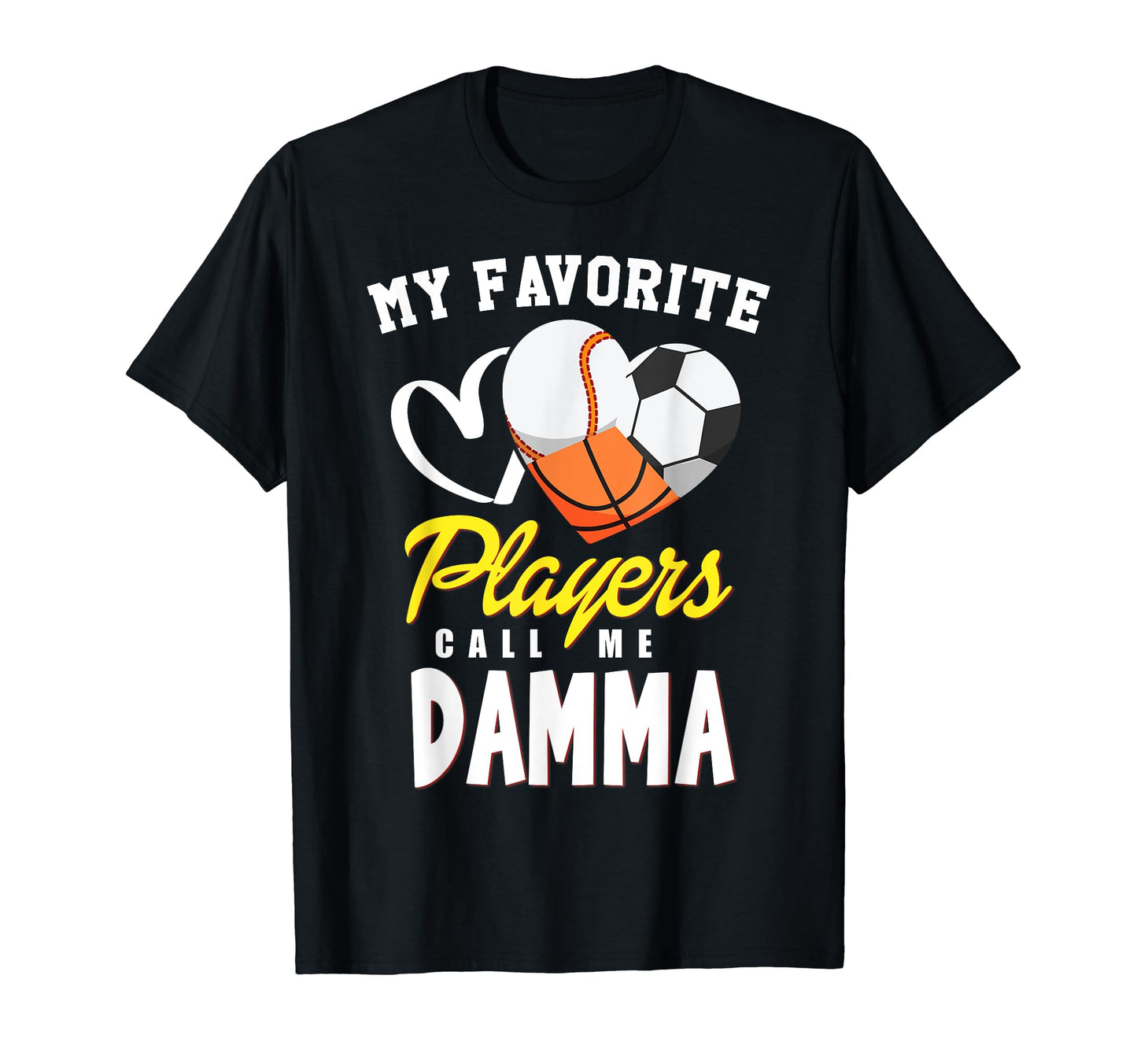 My Favorite Players Baseball Soccer T-Shirt - Minimalist Print Unisex - T-Shirt, Sweatshirt, Hoodie