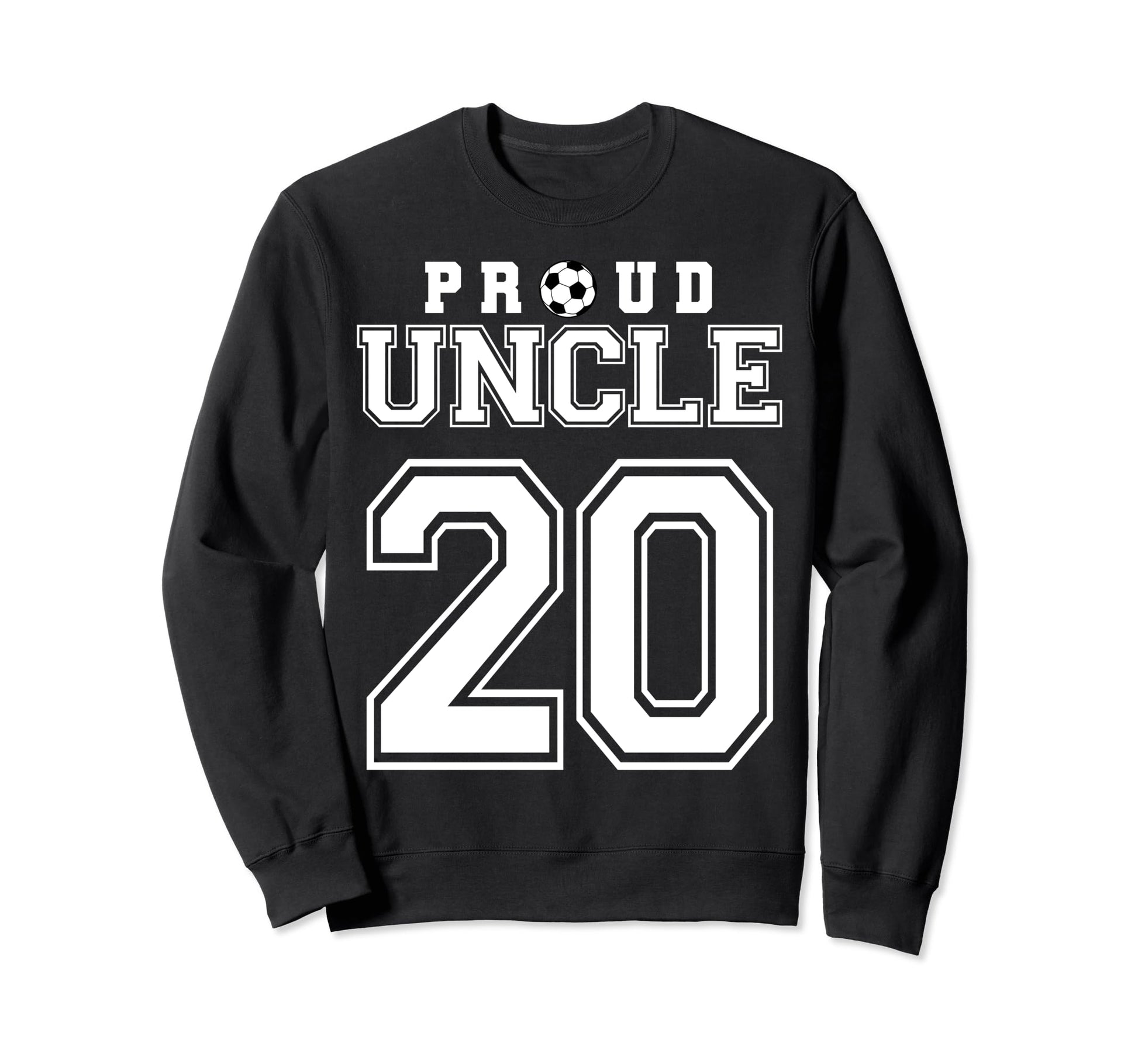 Number 20 Custom Proud Soccer Futbol Sweatshirt - Novelty Apparel Unisex - T-Shirt, Sweatshirt, Hoodie