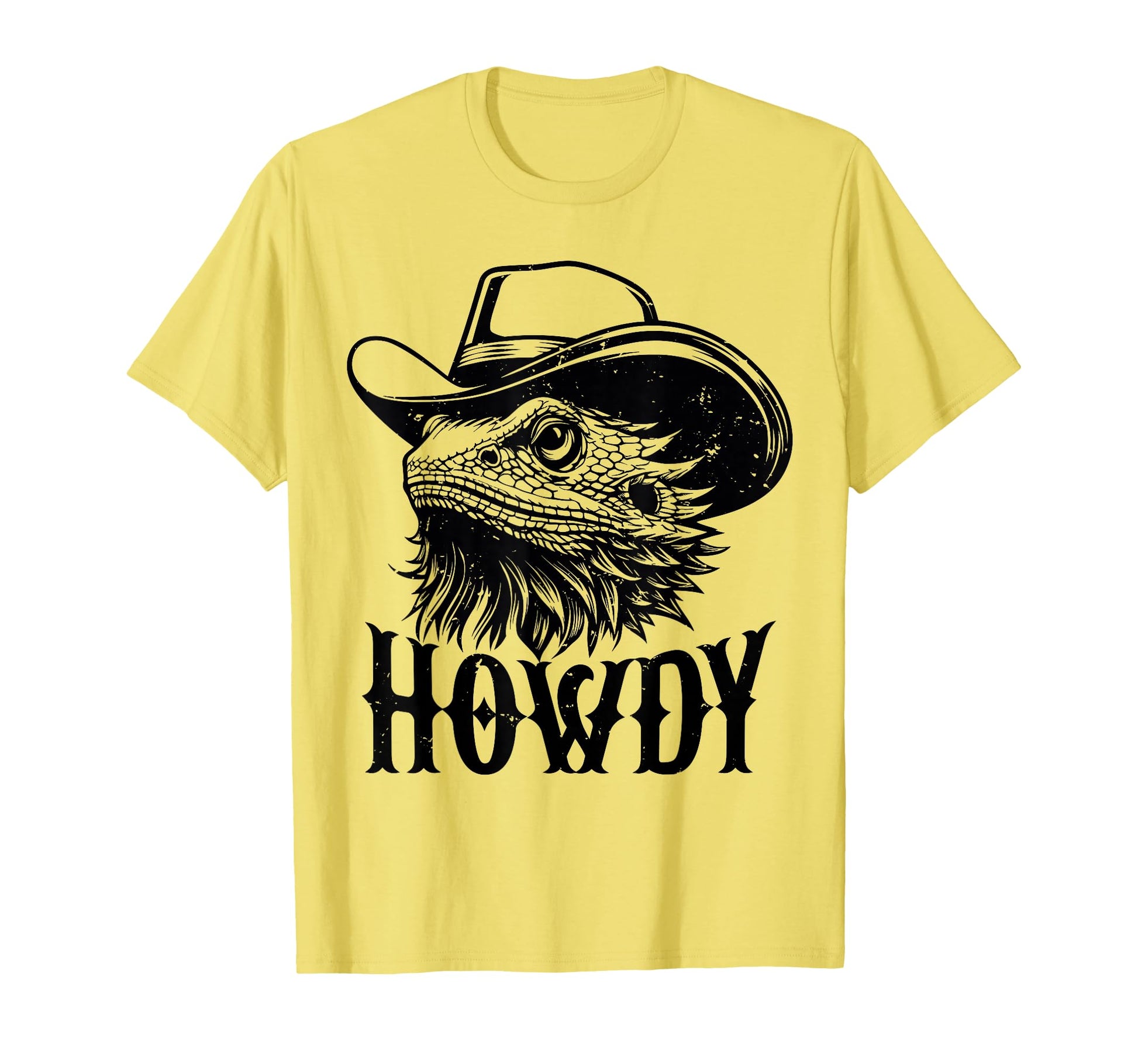 Howdy Funny Bearded Dragon T-Shirt - Casual Everyday Wear for Adults - T-Shirt, Sweatshirt, Hoodie