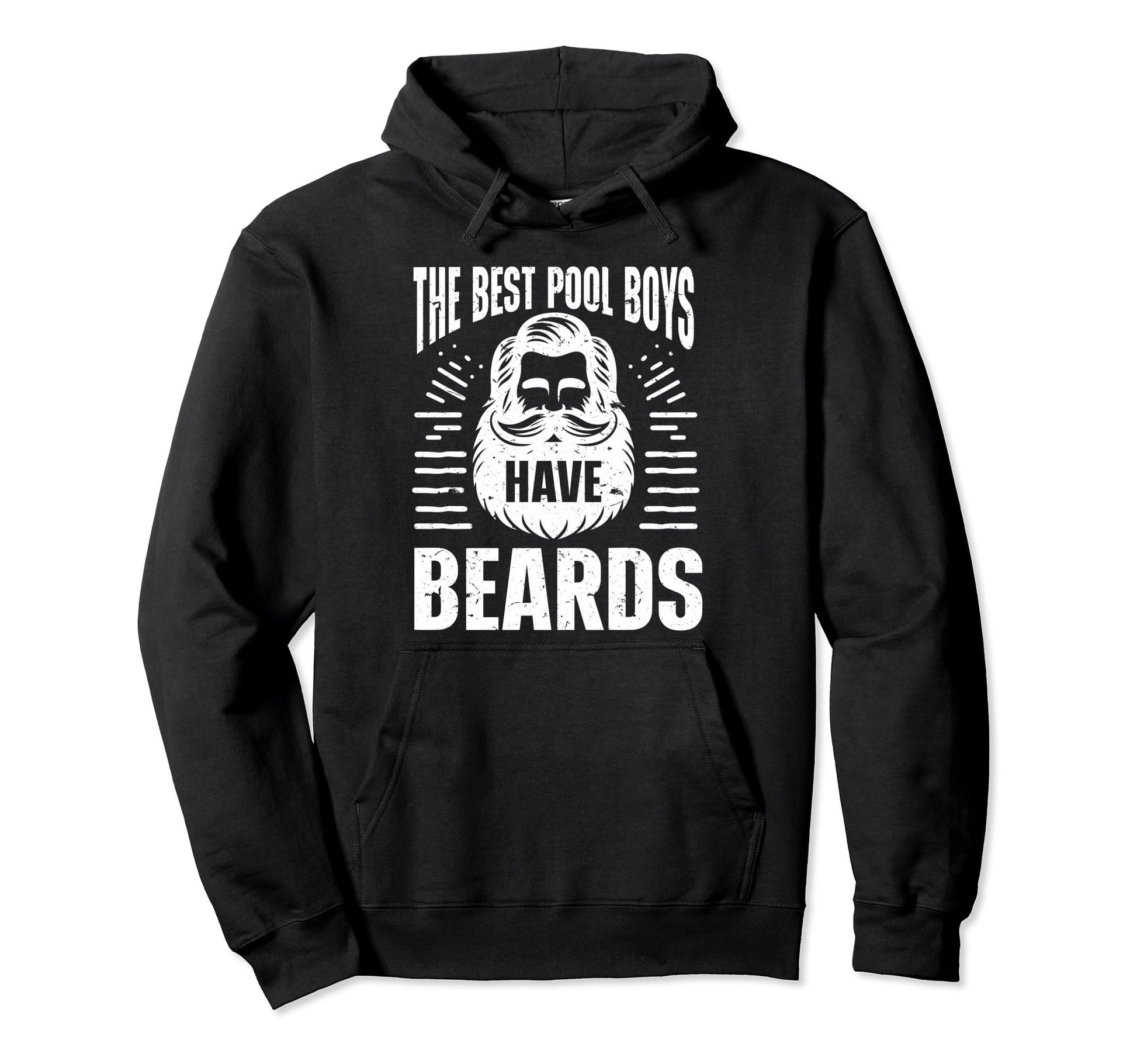 Beard Bearded Dad Best Pool Hoodie - Aesthetic Graphic Men Women - T-Shirt, Sweatshirt, Hoodie