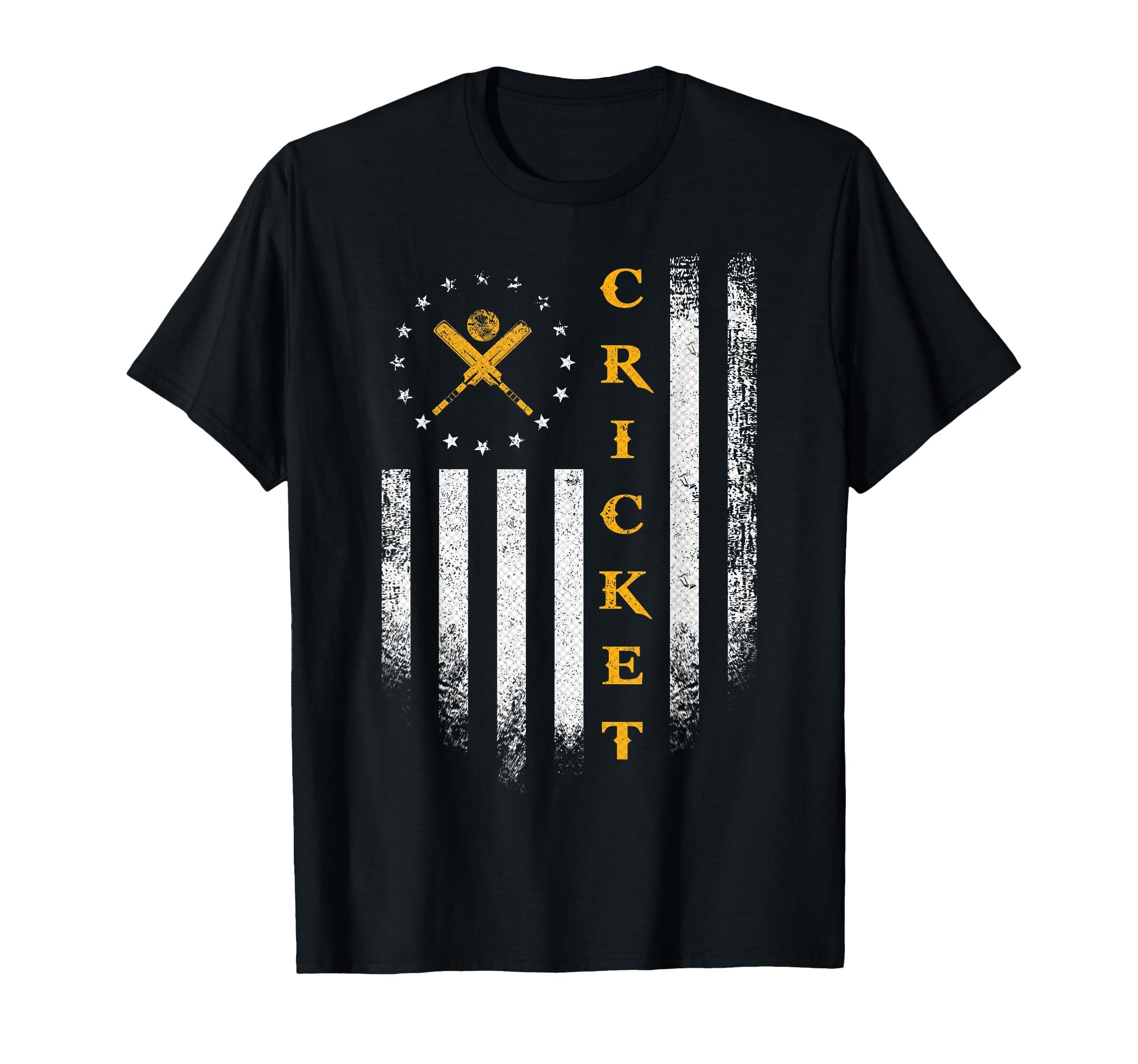 Usa American Flag Cricket Player Team T-Shirt - Unique Graphic Unisex - T-Shirt, Sweatshirt, Hoodie