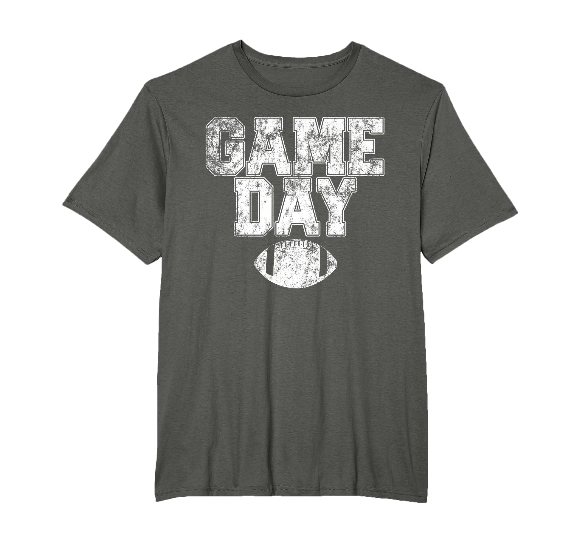 Football Day Game Distressed Mens T-Shirt - Fun Novelty Design Unisex - T-Shirt, Sweatshirt, Hoodie
