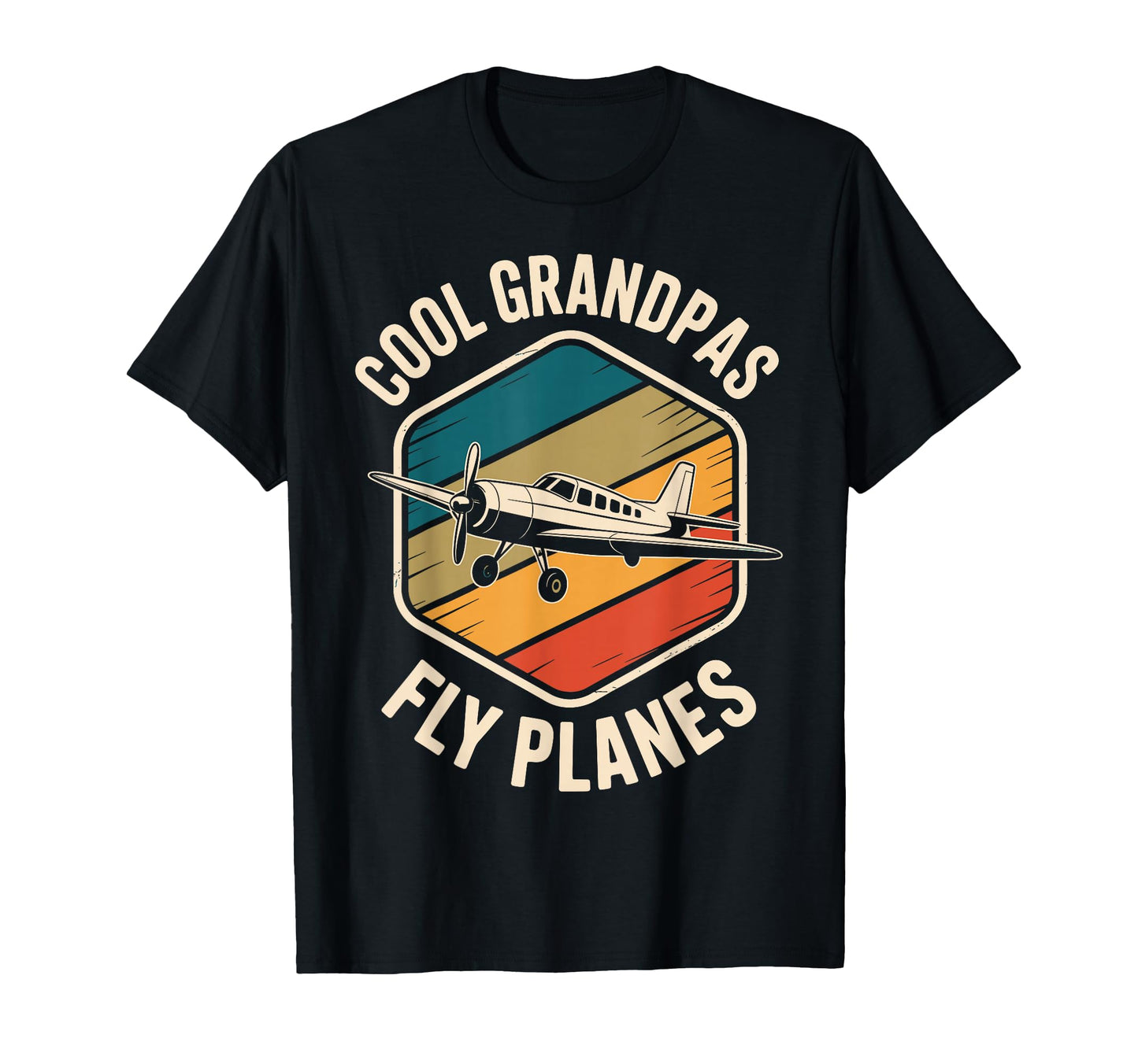 Grandpas Fly Planes Aviation Funny T-Shirt - Minimalist Print for Adults - T-Shirt, Sweatshirt, Hoodie