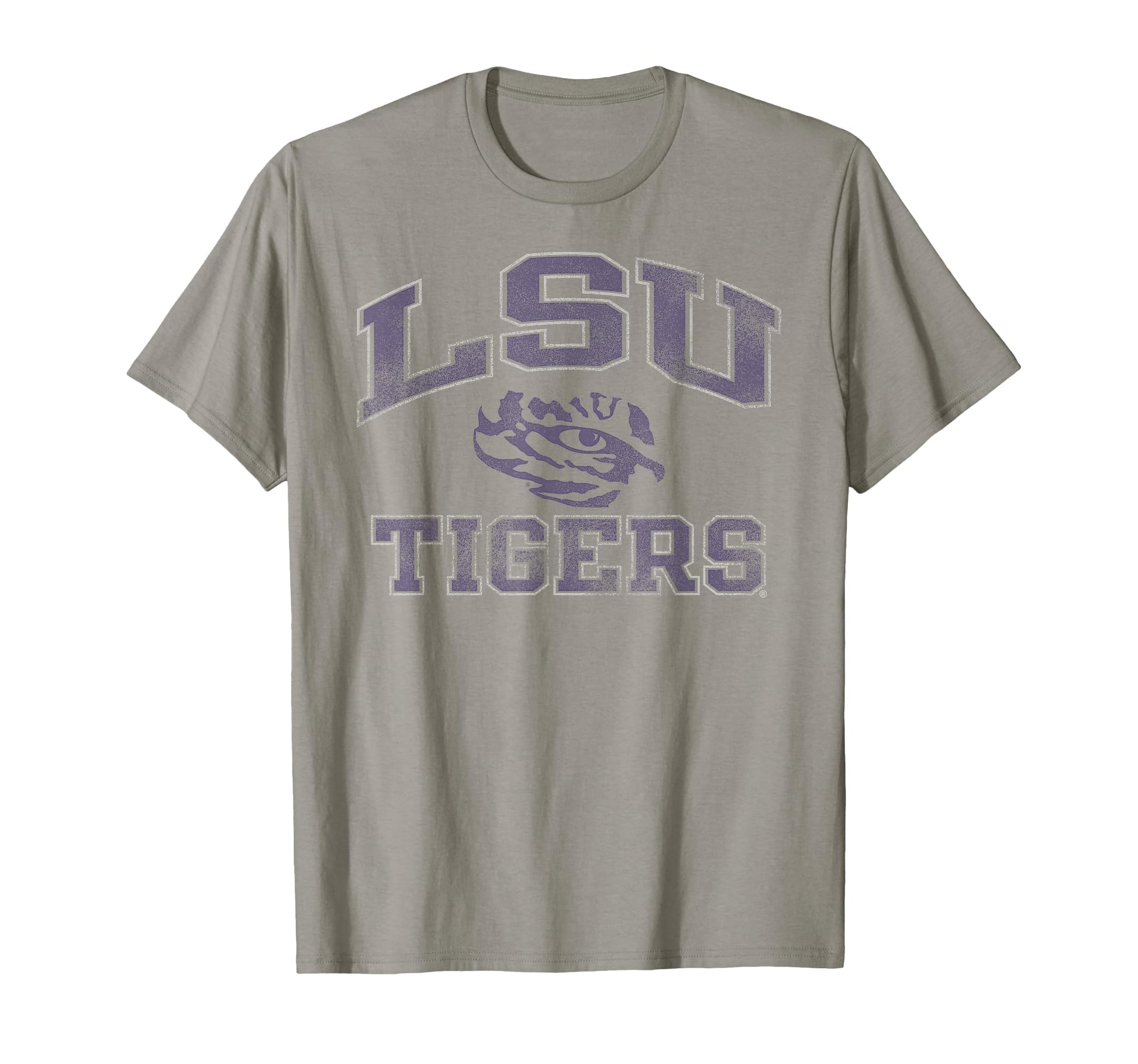 Lsu Tigers Worn Gray Officially Licensed T-Shirt - Graphic Print Men Women - T-Shirt, Sweatshirt, Hoodie