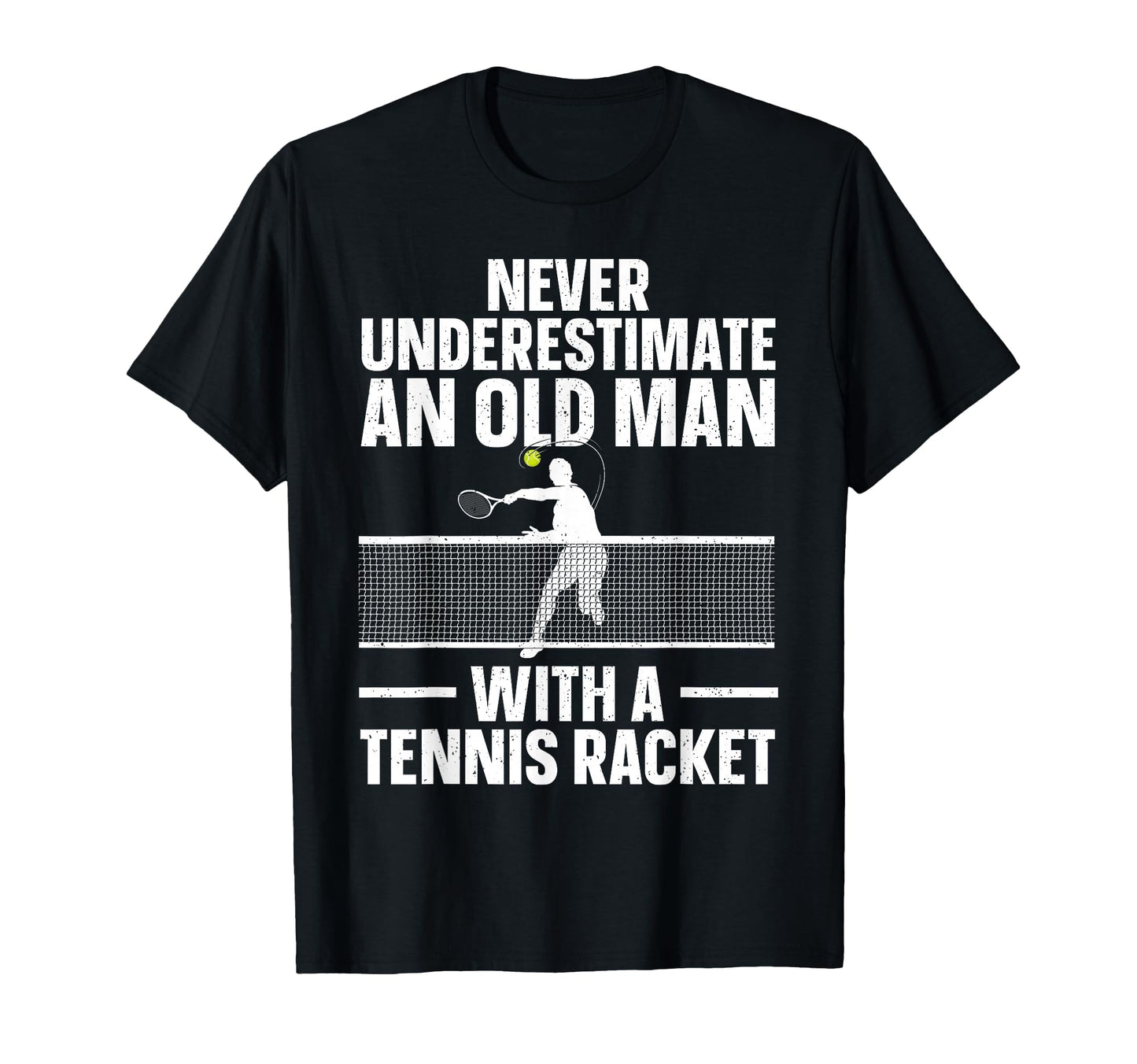 Best Tennis Art Grandpa Tennis Lover T-Shirt - Unique Graphic for Adults - T-Shirt, Sweatshirt, Hoodie