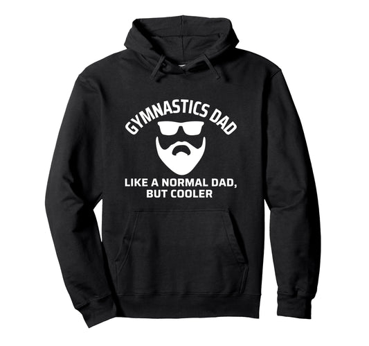 Bearded Gymnastics Dad Hoodie - Casual Everyday Wear for Adults - T-Shirt, Sweatshirt, Hoodie