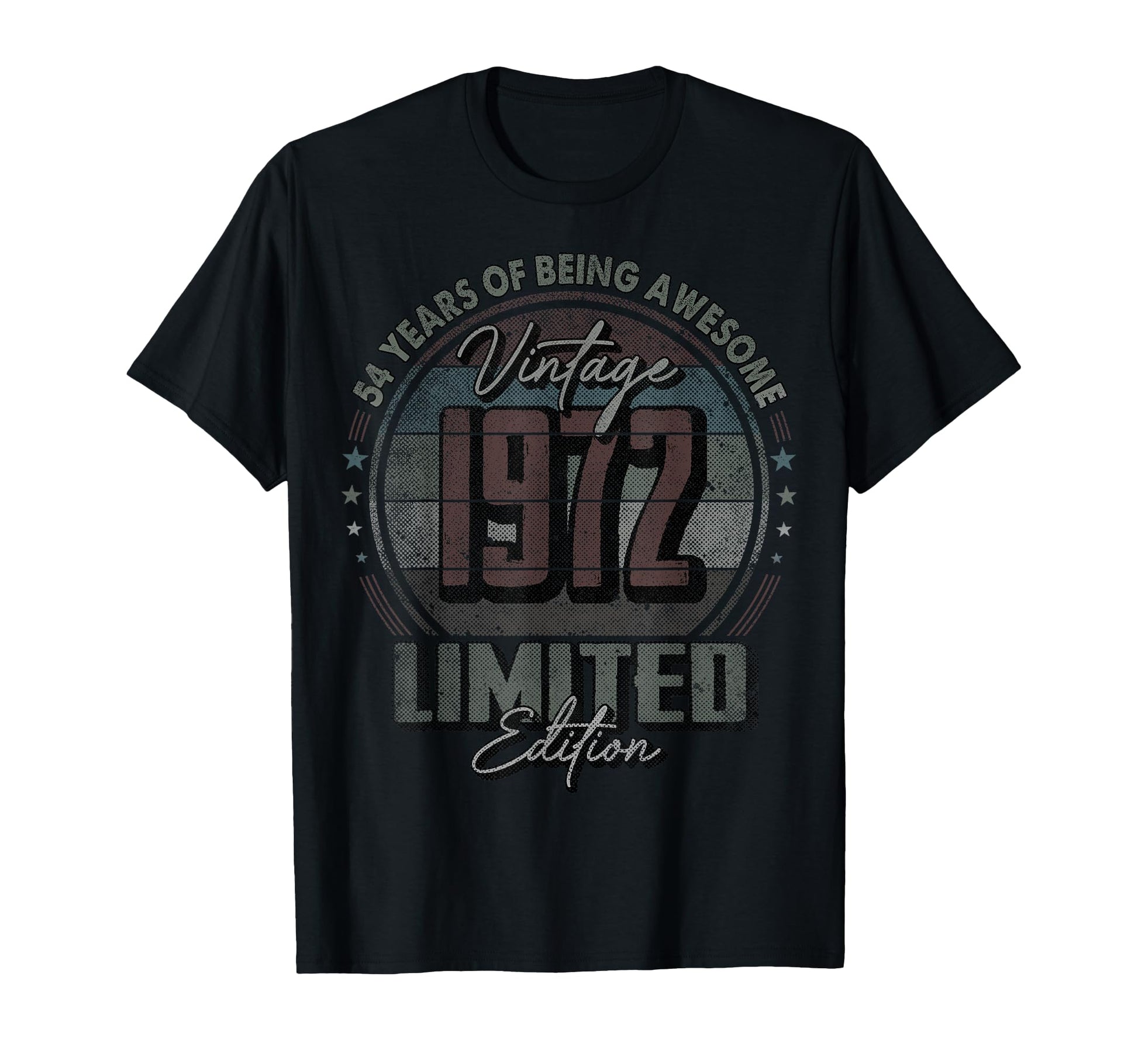 1972 54 Year Old 54Th Birthday T-Shirt - Unique Graphic Unisex - T-Shirt, Sweatshirt, Hoodie