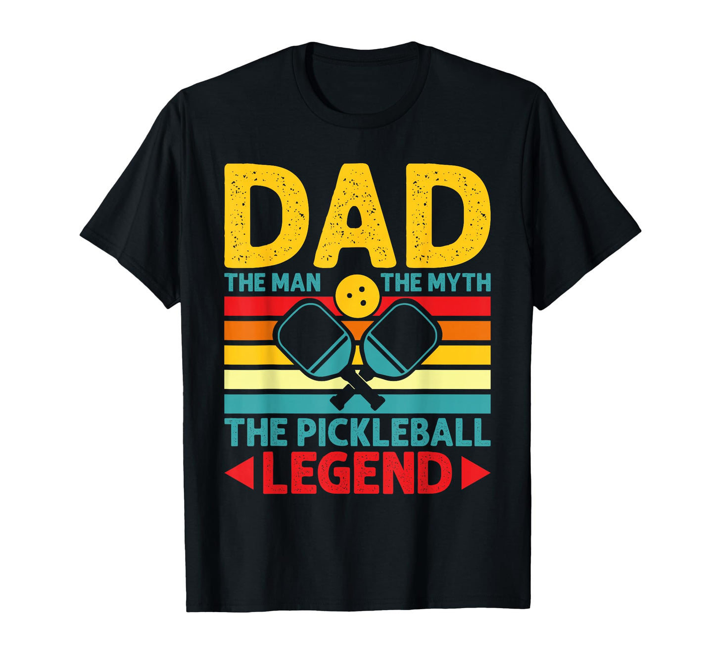 Dad Myth Pickleball Legend T-Shirt - Trendy Graphic Unisex - T-Shirt, Sweatshirt, Hoodie