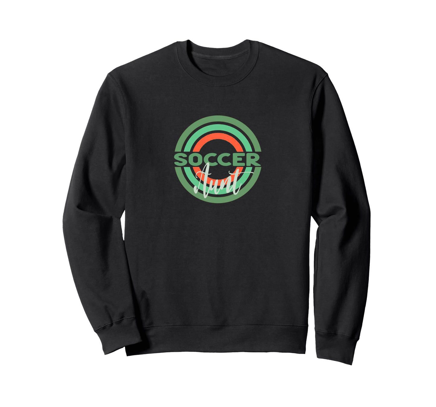 Soccer Aunt Modern Soccer Circles Sweatshirt - Unique Graphic Men Women - T-Shirt, Sweatshirt, Hoodie