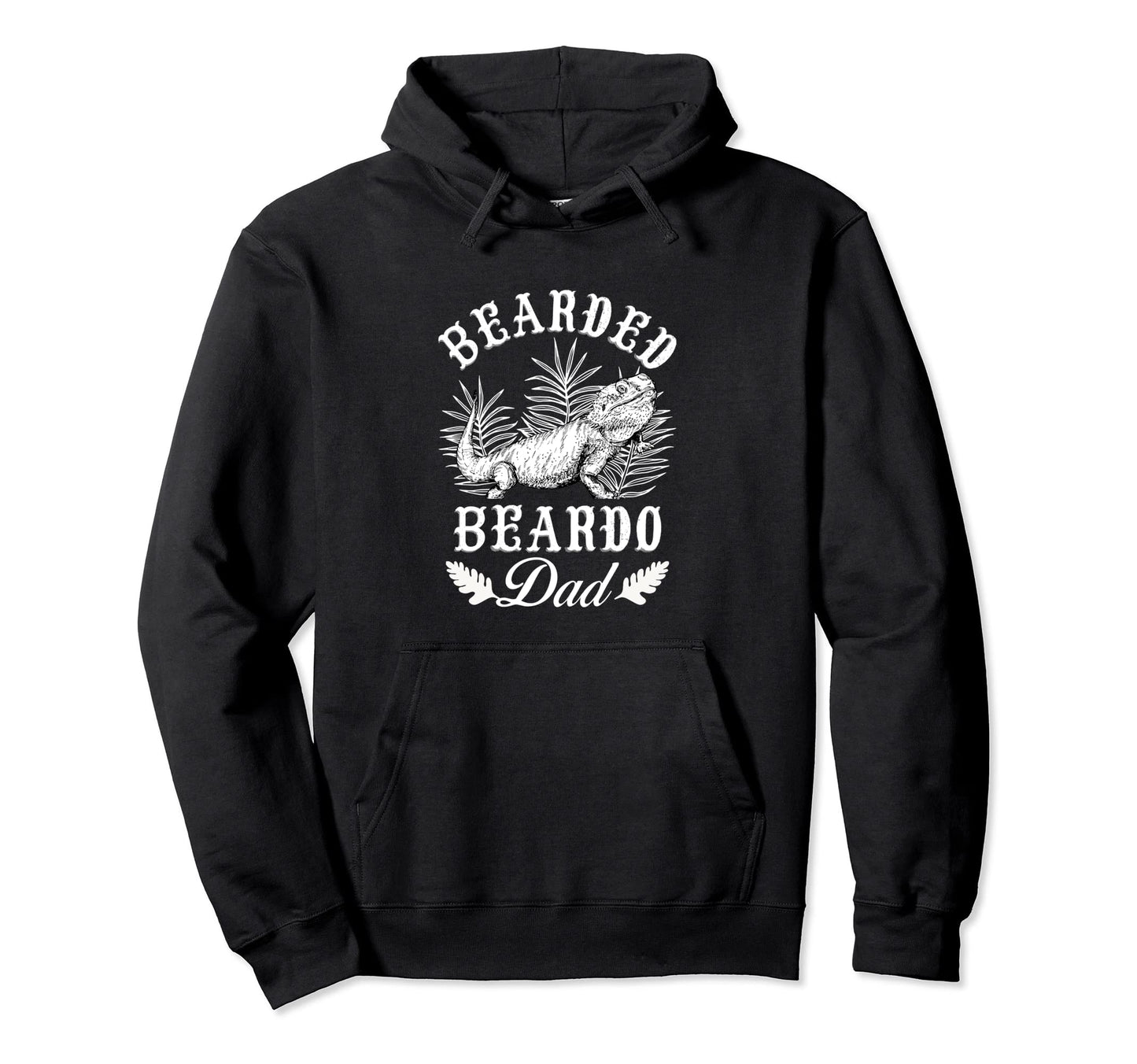Funny Bearded Dragon Beardie Dad Bearded Hoodie - Minimalist Print Unisex - T-Shirt, Sweatshirt, Hoodie