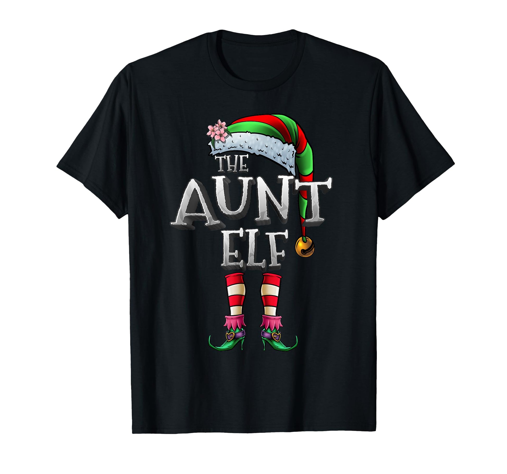 Aunt Elf Matching Family Funny T-Shirt - Aesthetic Graphic Men Women - T-Shirt, Sweatshirt, Hoodie