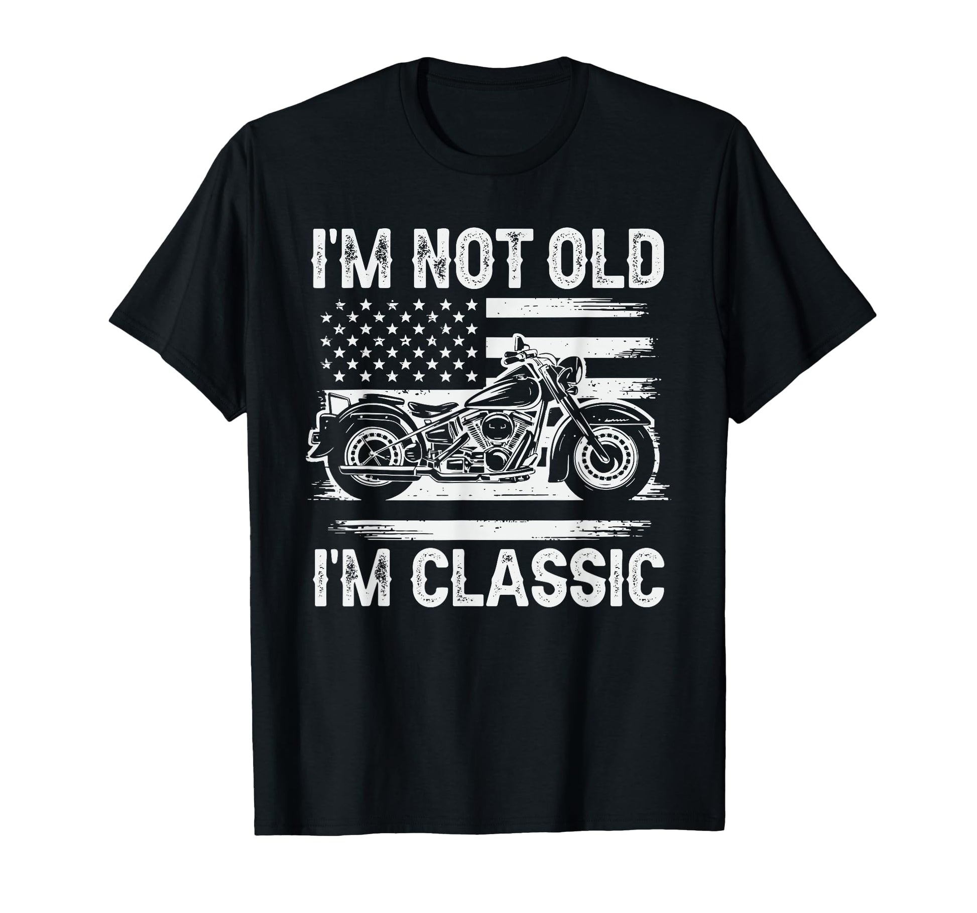 Im Not Old Im Motorcycle Dad Fathers T-Shirt - Aesthetic Graphic Men Women - T-Shirt, Sweatshirt, Hoodie