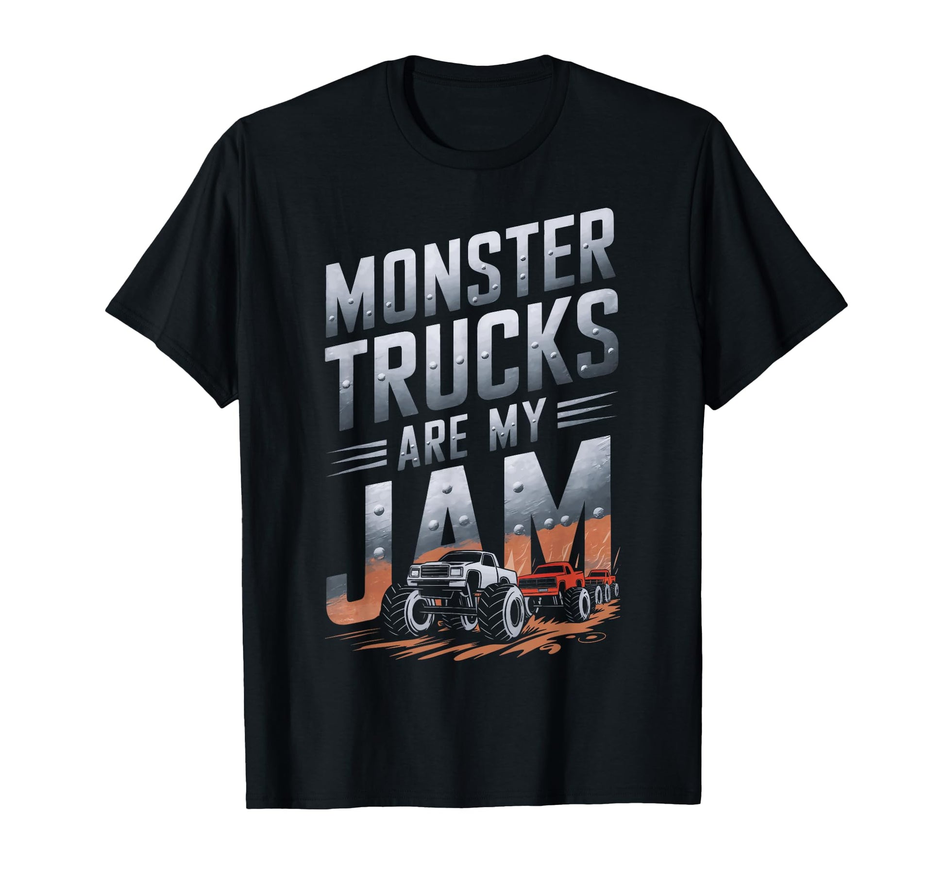 Monster Trucks Are My Jam Monster Truck T-Shirt - Trendy Graphic Men Women - T-Shirt, Sweatshirt, Hoodie