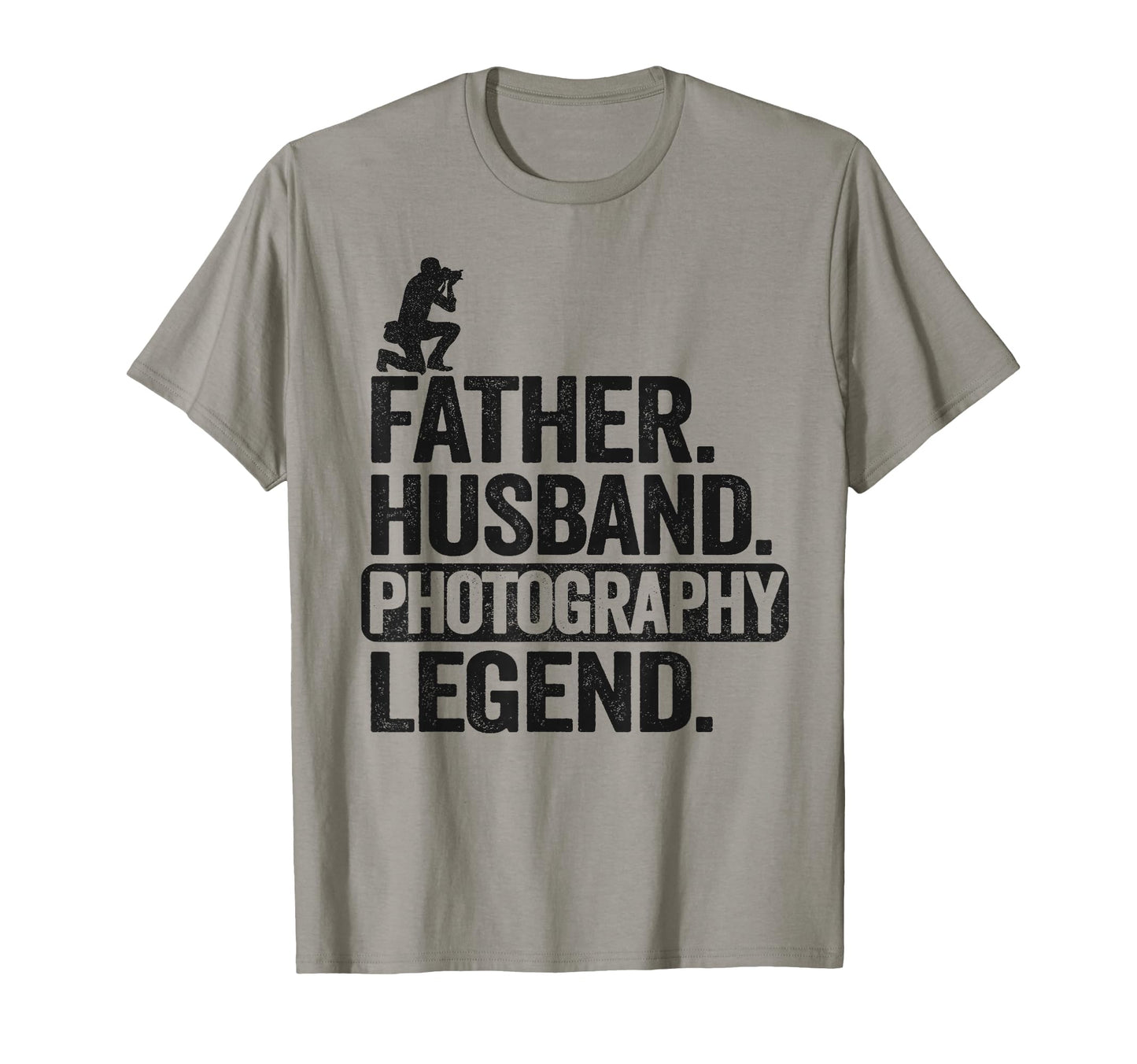 Father Husband Photography Legend T-Shirt - Aesthetic Graphic for Adults - T-Shirt, Sweatshirt, Hoodie