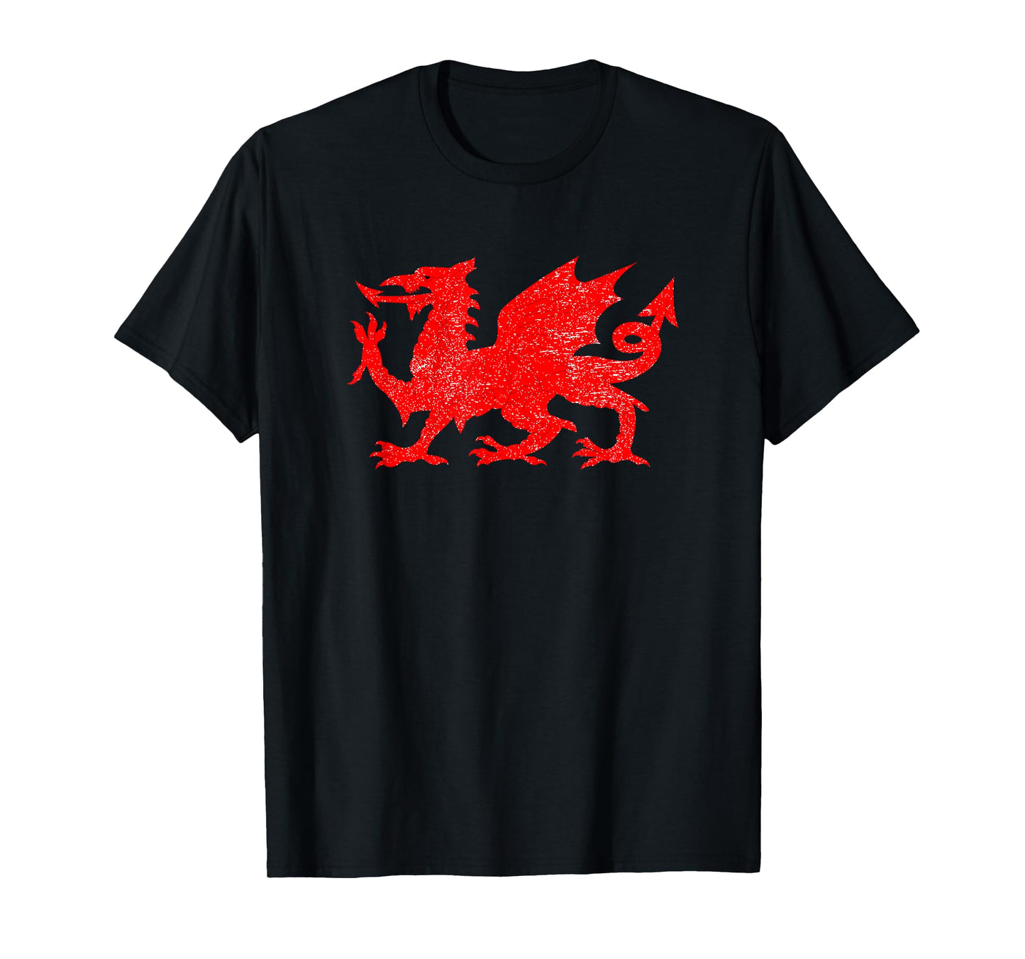 Red Dragon Wales Welsh Flag Soccer T-Shirt - Aesthetic Graphic Unisex - T-Shirt, Sweatshirt, Hoodie
