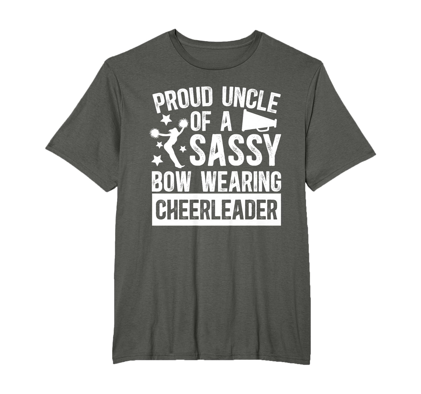 Proud Uncle Cheerleader Uncle Cheer T-Shirt - Streetwear Style for Adults - T-Shirt, Sweatshirt, Hoodie