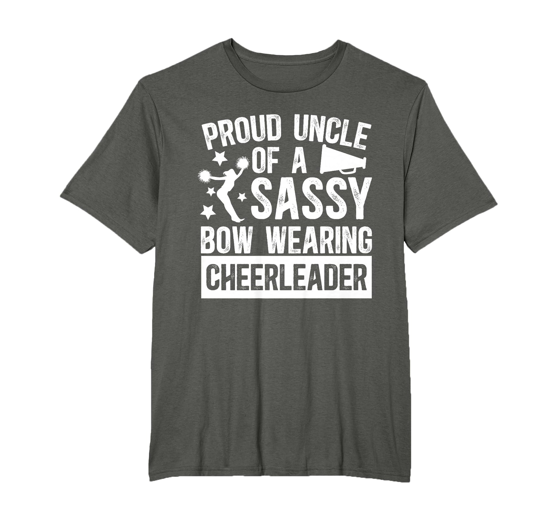 Proud Uncle Cheerleader Uncle Cheer T-Shirt - Streetwear Style for Adults - T-Shirt, Sweatshirt, Hoodie