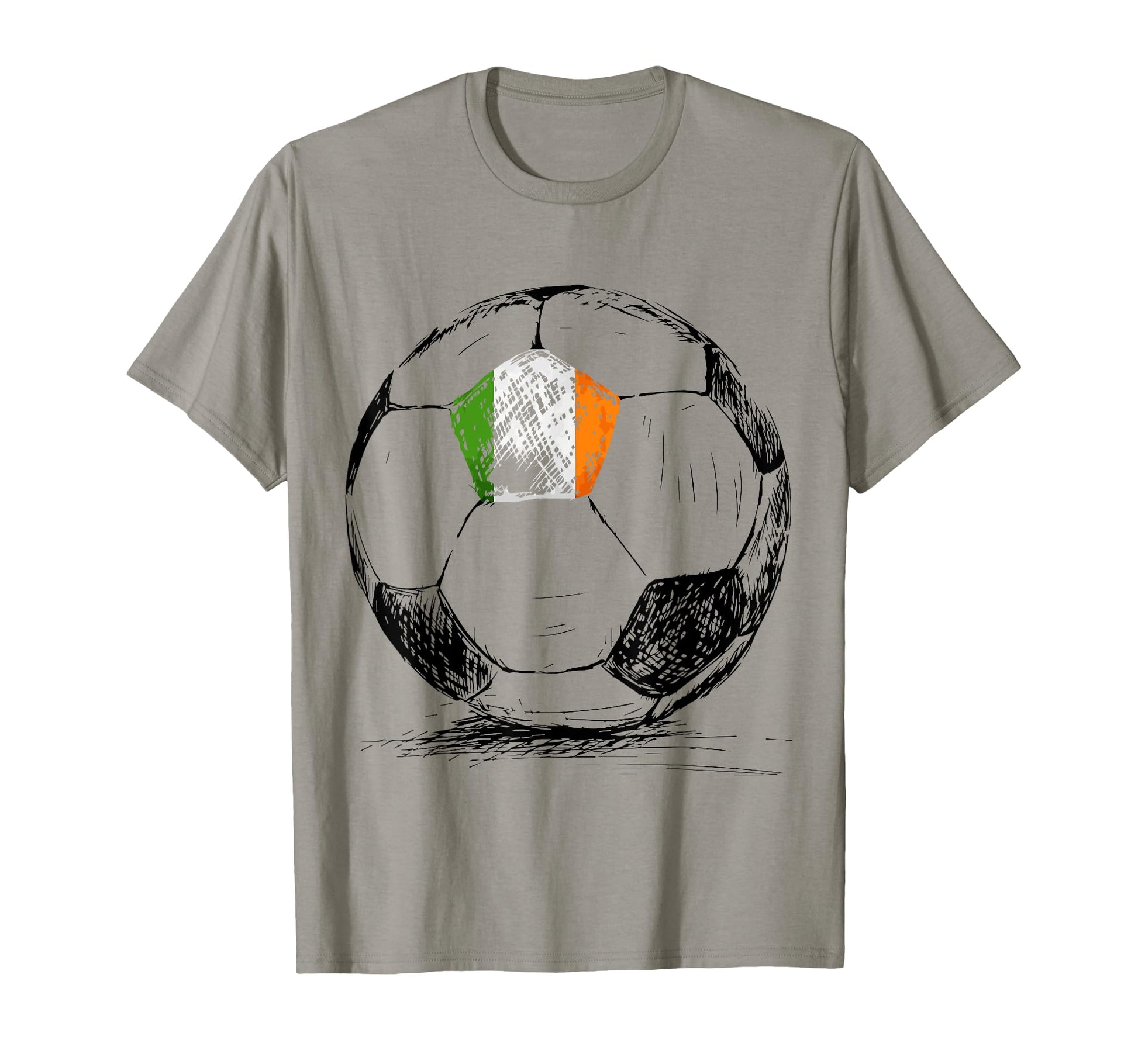 Ireland Irish Eire Flag Soccer Ball Jersey T-Shirt - Unique Graphic Unisex - T-Shirt, Sweatshirt, Hoodie