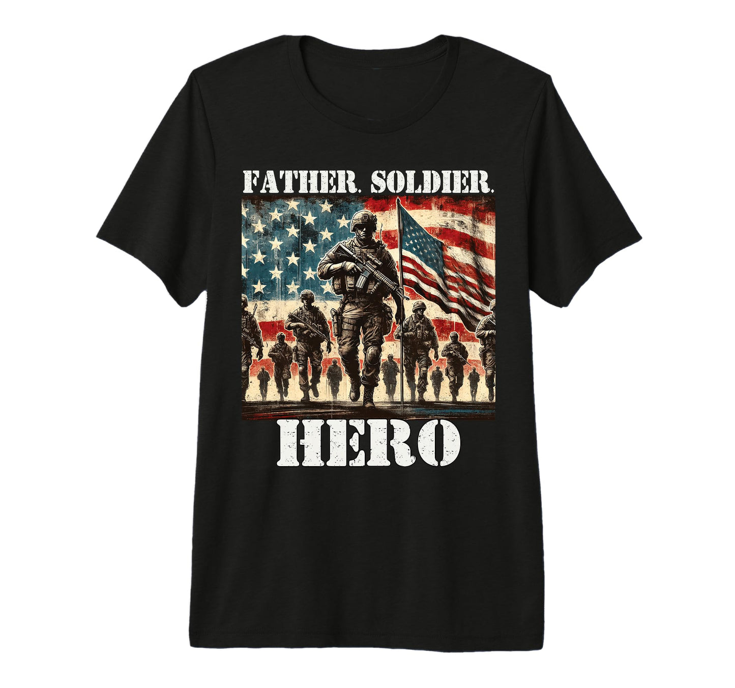 Proud Father Son Daughter Wife Army T-Shirt - Fun Novelty Design Unisex - T-Shirt, Sweatshirt, Hoodie