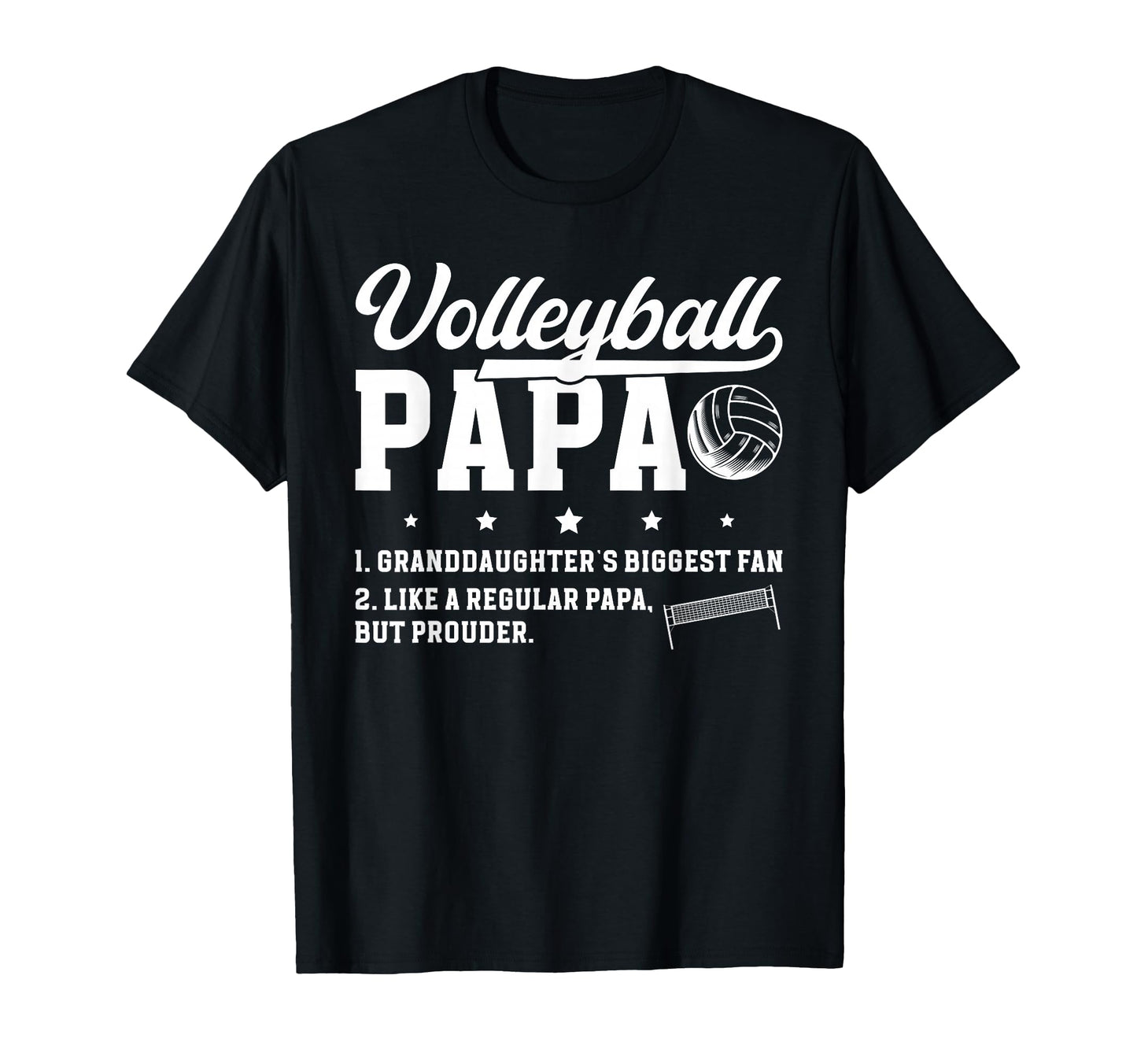 Volleyball Papa Definition Papa Volleyball T-Shirt - Trendy Graphic Unisex - T-Shirt, Sweatshirt, Hoodie
