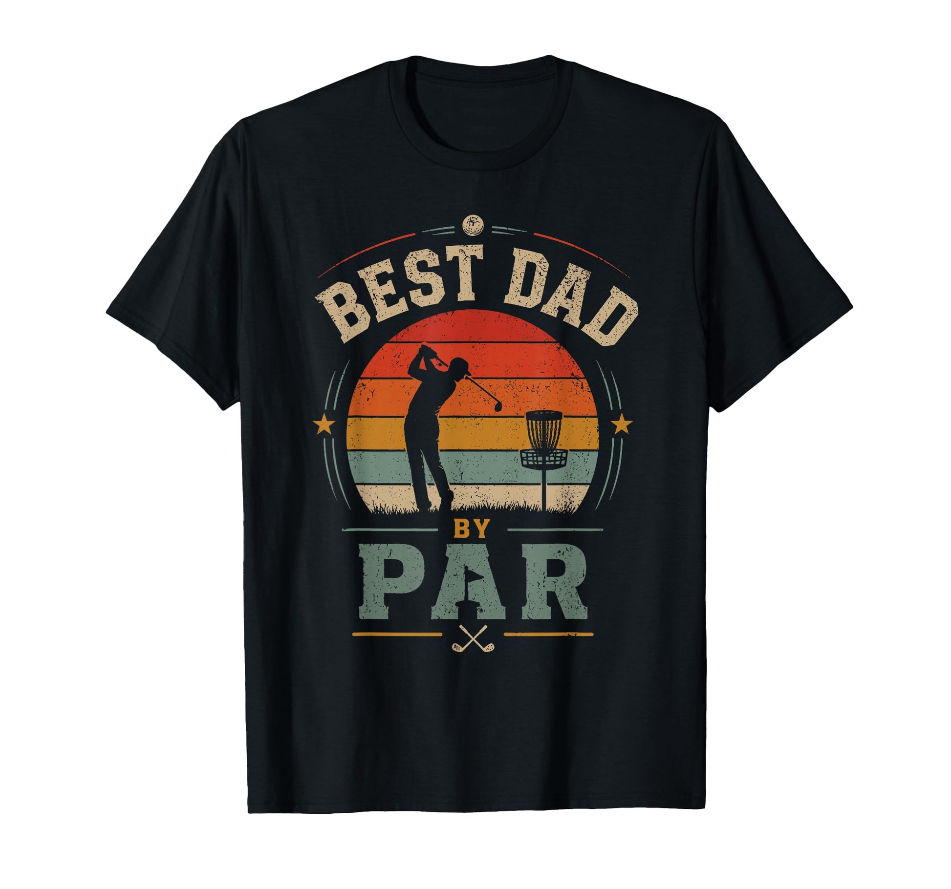 Best Dad Par Golf Disc Golf Father T-Shirt - Graphic Print Men Women - T-Shirt, Sweatshirt, Hoodie