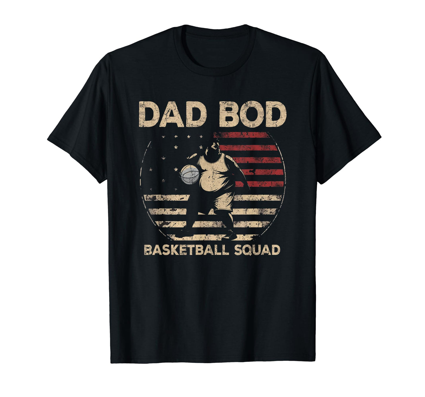 Dad Bod Basketball Squad Basketball Dad T-Shirt - Unique Graphic Men Women - T-Shirt, Sweatshirt, Hoodie