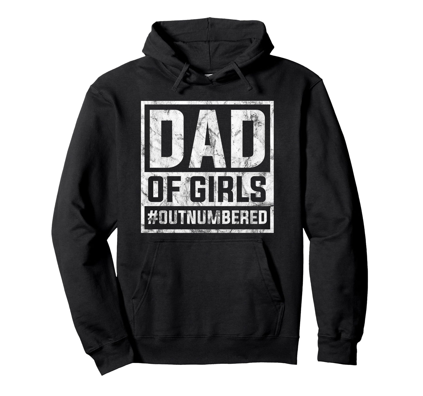Dad Outnumbered Awesome Fathers Day Hoodie - Custom Art Print Men Women - T-Shirt, Sweatshirt, Hoodie