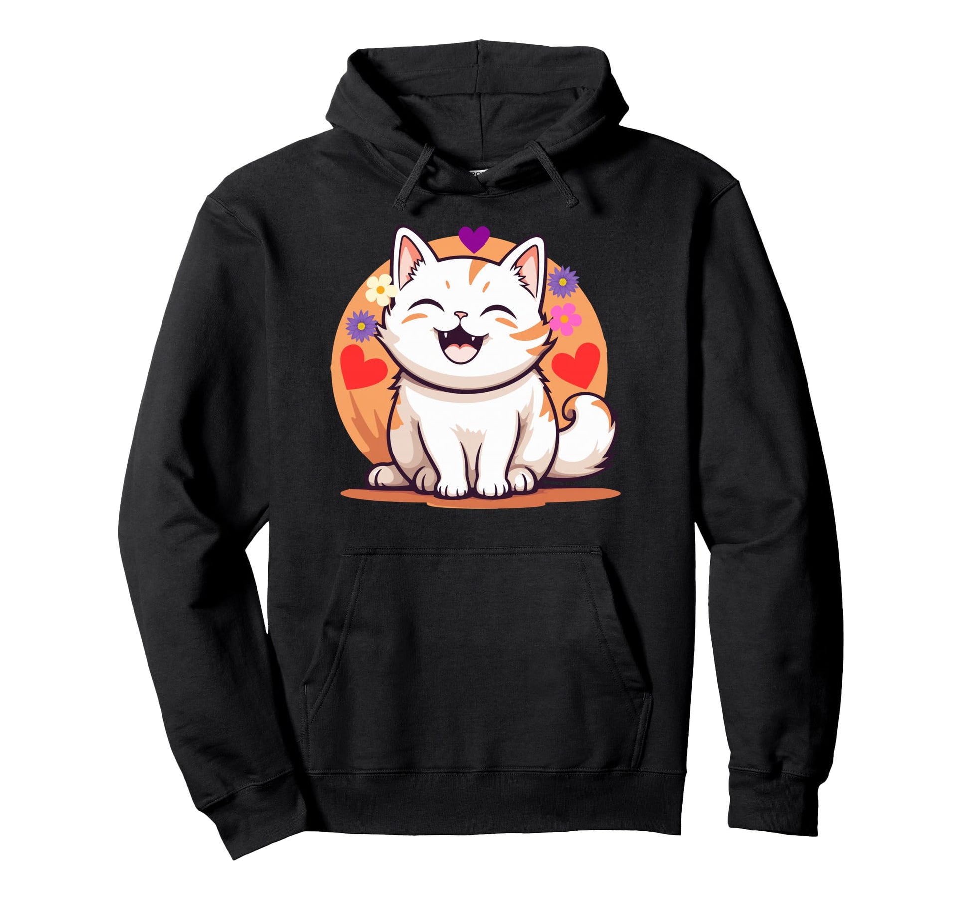 Cat Cat Motifs Cat Cat Owner Cat Dad Hoodie - Aesthetic Graphic for Adults - T-Shirt, Sweatshirt, Hoodie
