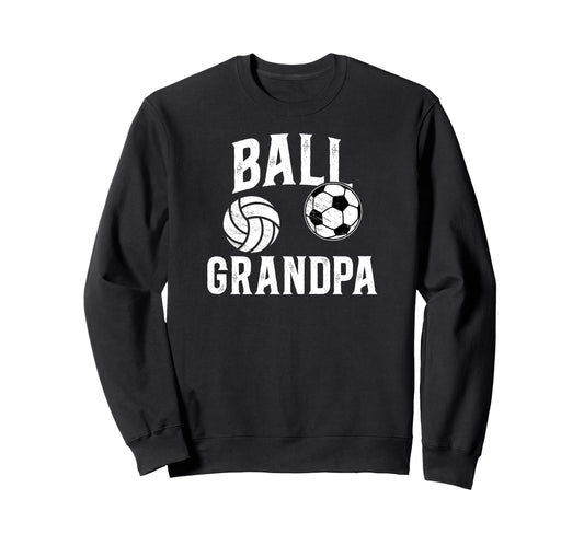 Ball Grandpa Proud Soccer Sweatshirt - Novelty Apparel for Adults - T-Shirt, Sweatshirt, Hoodie