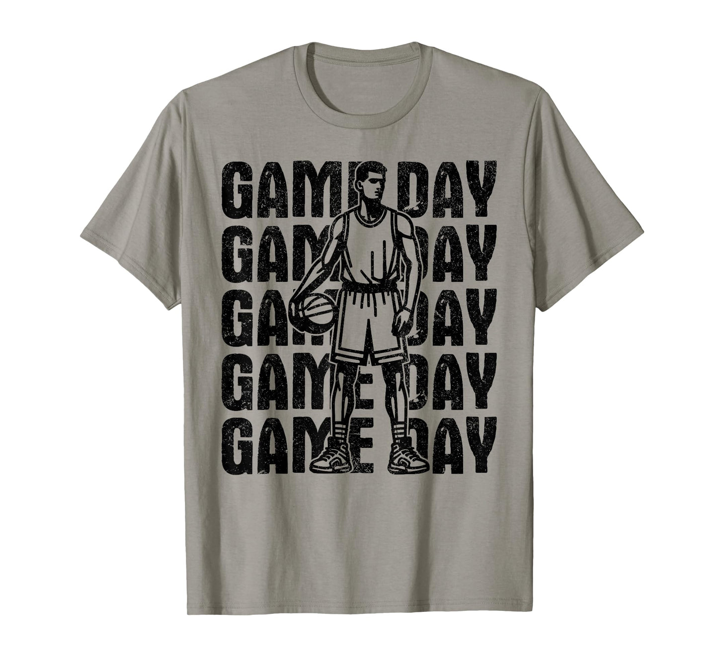 Game Day Basketball Basketball Mom T-Shirt - Unique Graphic for Adults - T-Shirt, Sweatshirt, Hoodie