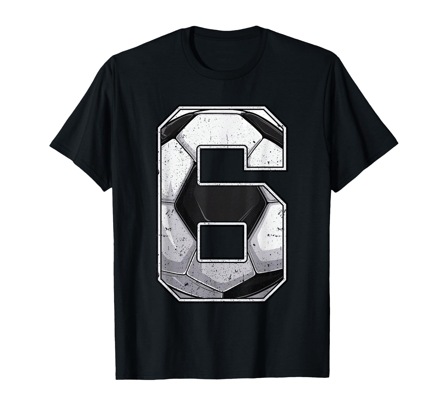 Soccer Sixth 6Th Birthday Six 6 Years T-Shirt - Novelty Apparel Men Women - T-Shirt, Sweatshirt, Hoodie