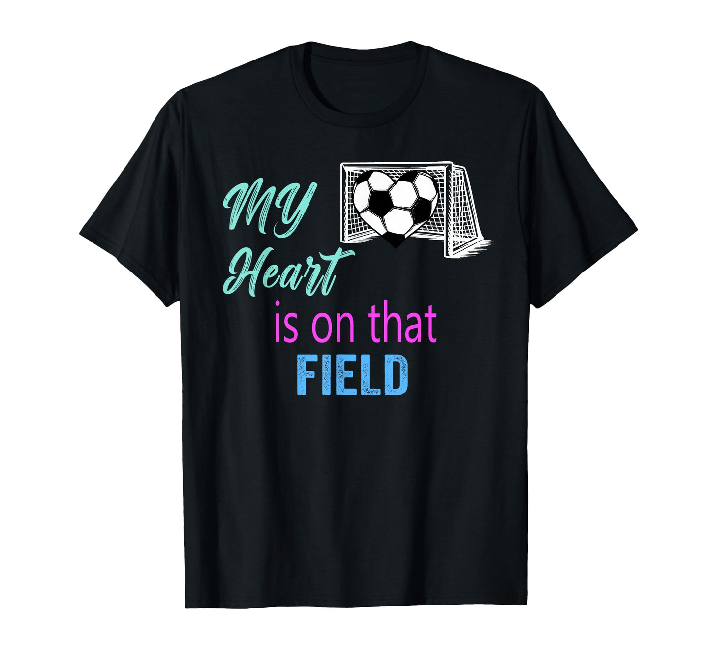 Soccer Mom Mama Heart Is That T-Shirt - Casual Everyday Wear Men Women - T-Shirt, Sweatshirt, Hoodie