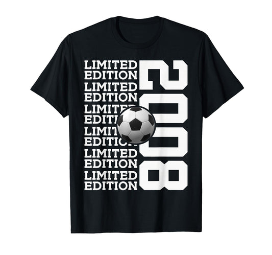 2008 Soccer 18Th Birthday T-Shirt - Trendy Graphic Men Women - T-Shirt, Sweatshirt, Hoodie