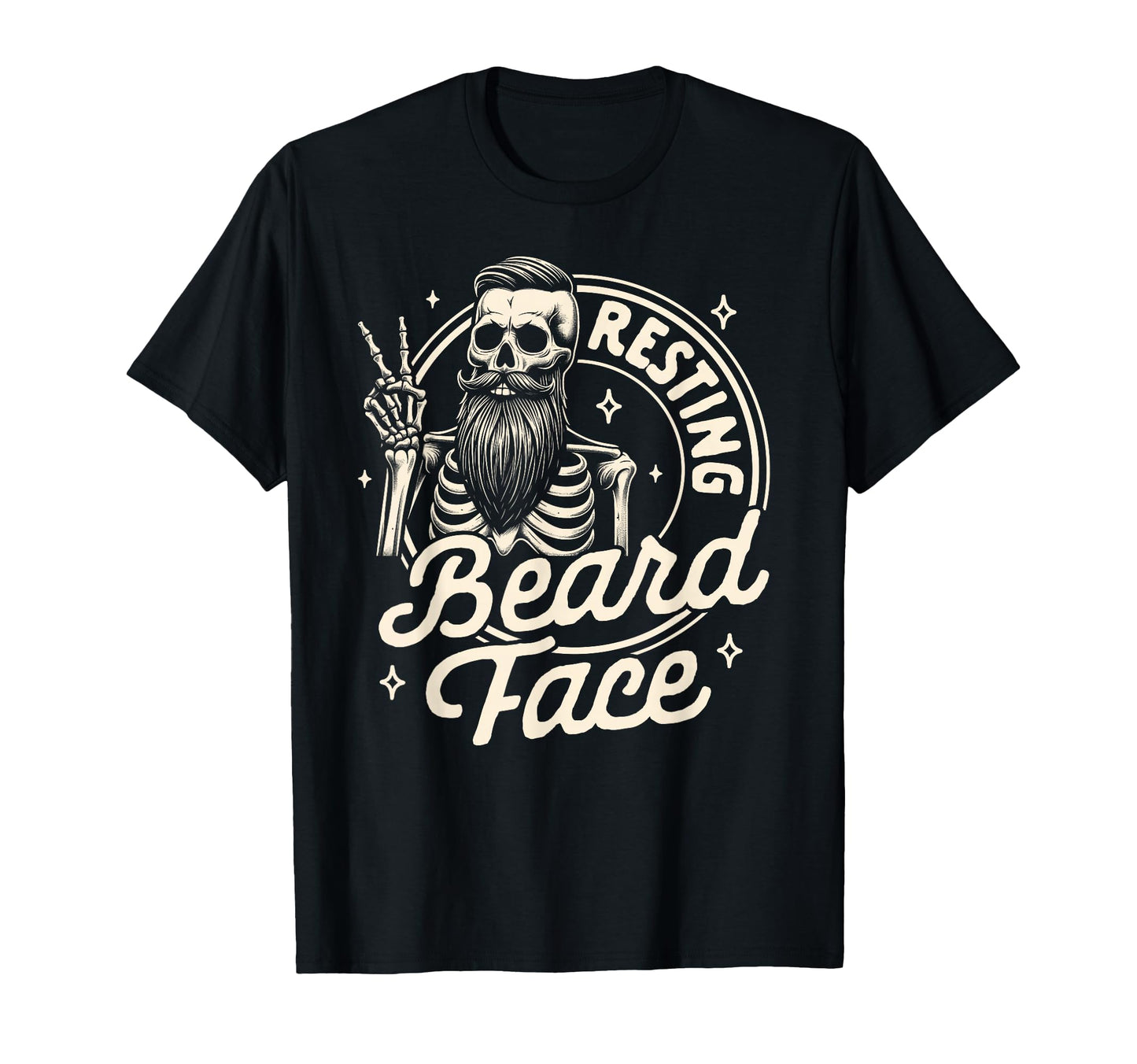 Bearded Dad Daddy Papa Fathers Day T-Shirt - Aesthetic Graphic for Adults - T-Shirt, Sweatshirt, Hoodie